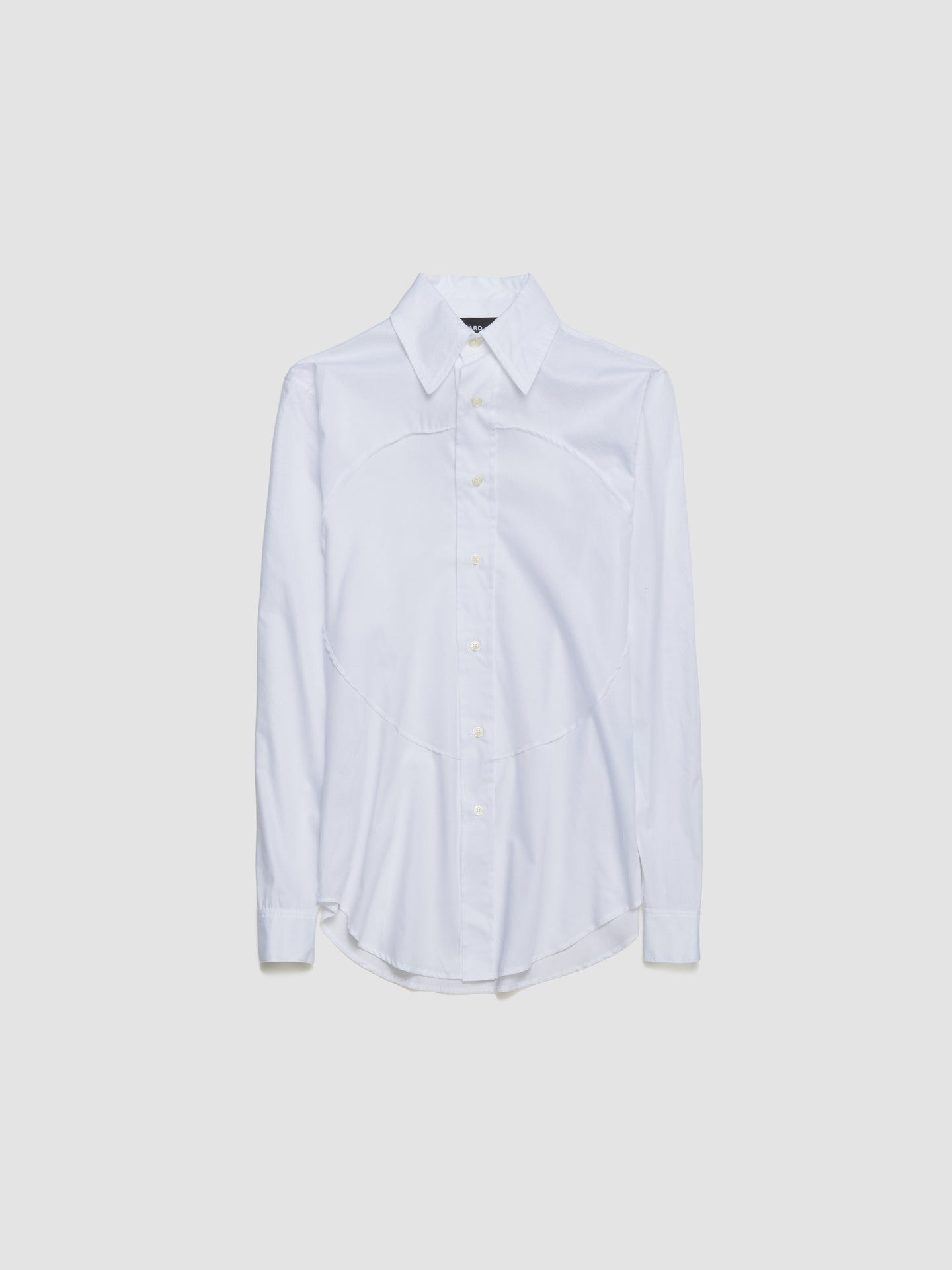 Pin-Tuck Lung Shirt in White