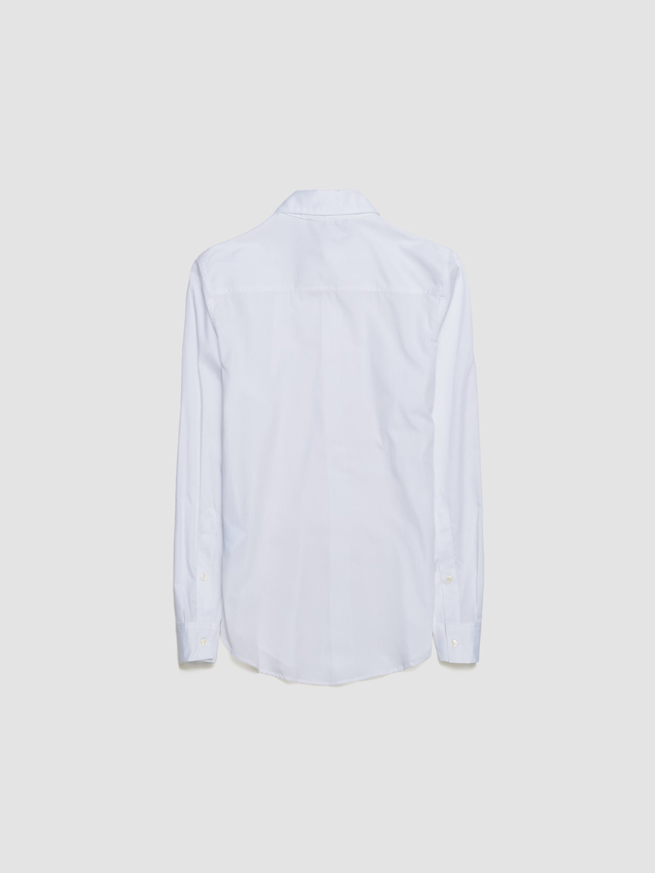 Pin-Tuck Lung Shirt in White