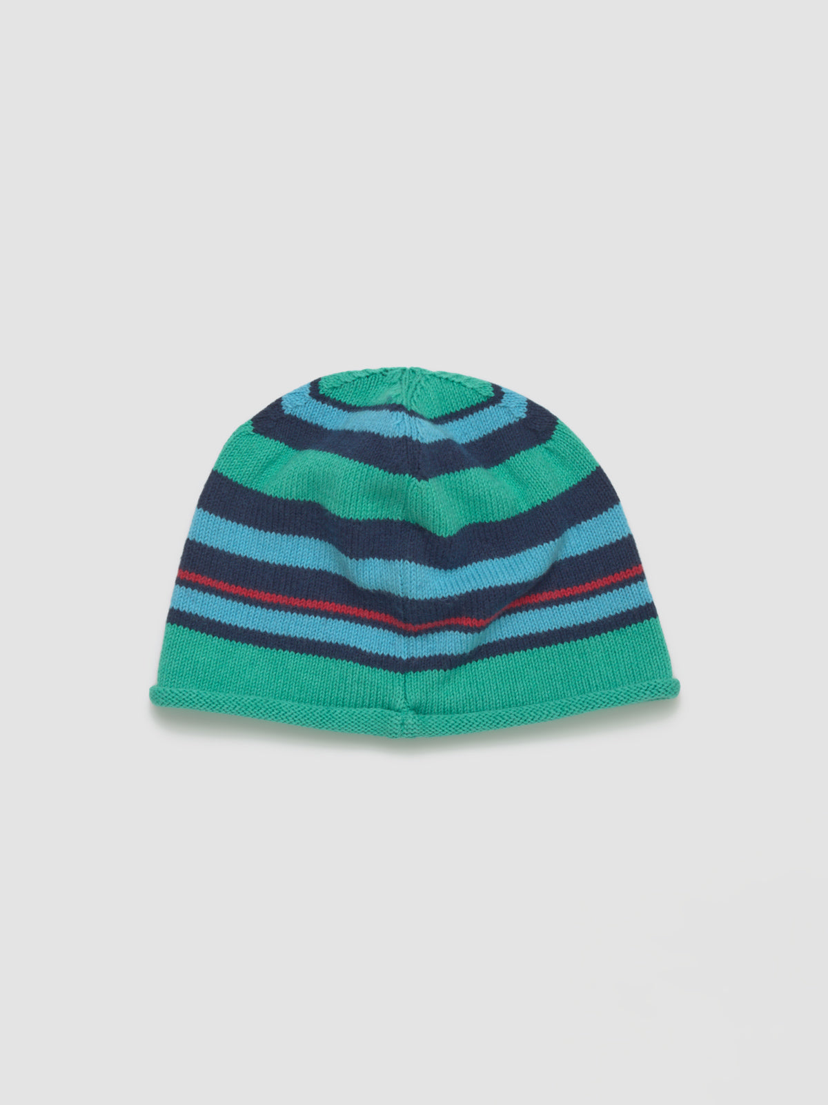 Stoner Beanie in Navy & Green