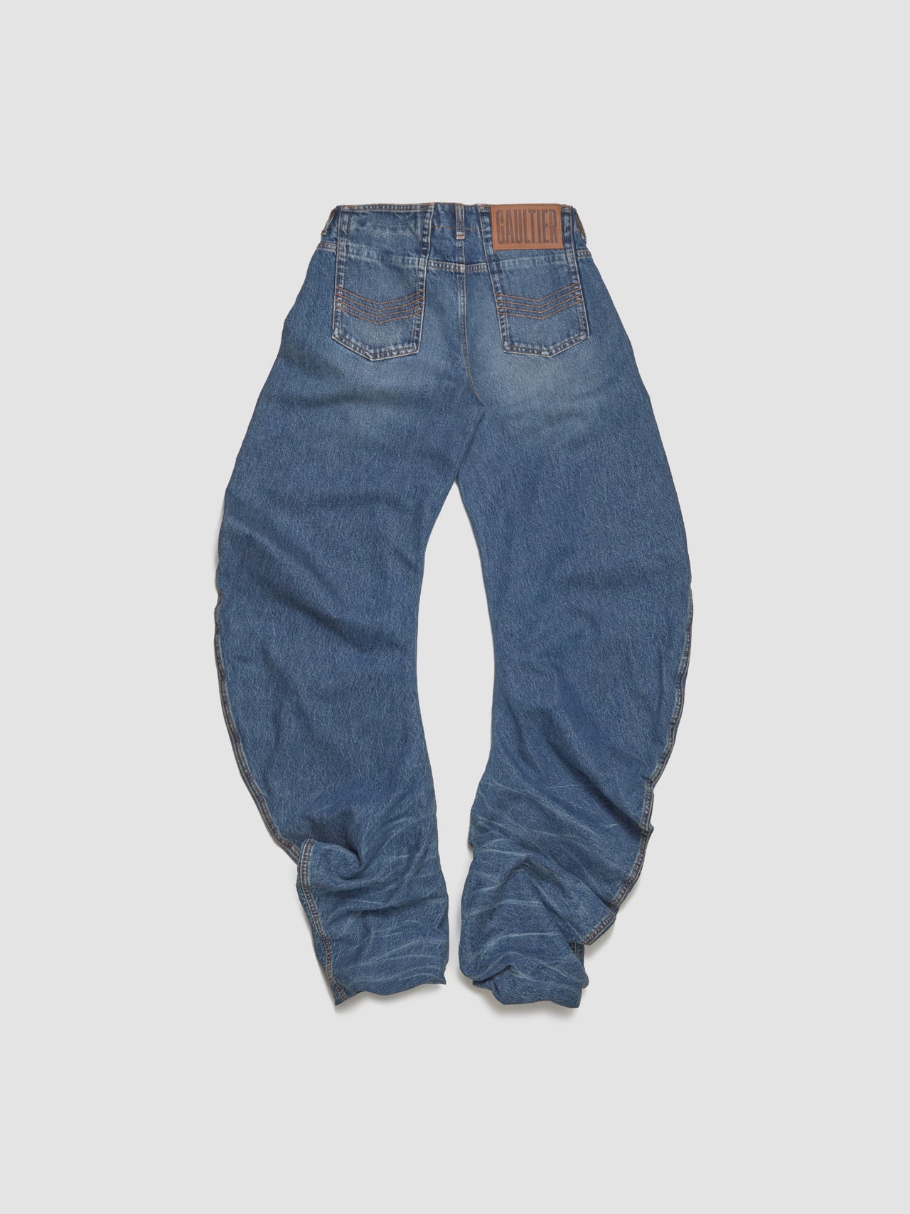 Oversize Fit Jeans in Vintage Blue