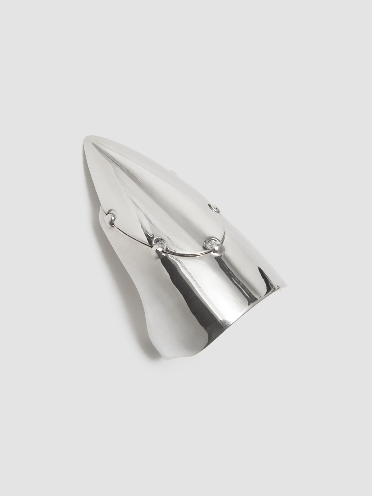 Nail Ring in Silver