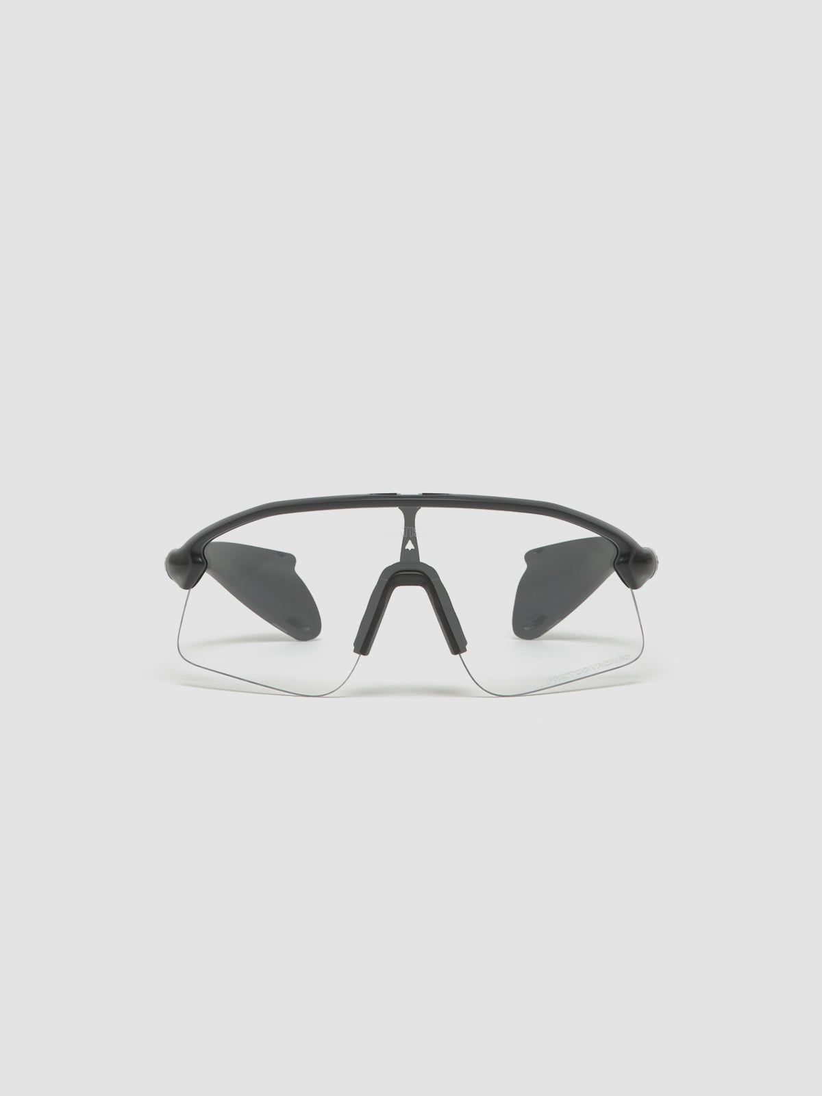 x Satisfy Stunt Devil in Matte Black with Clear Lenses
