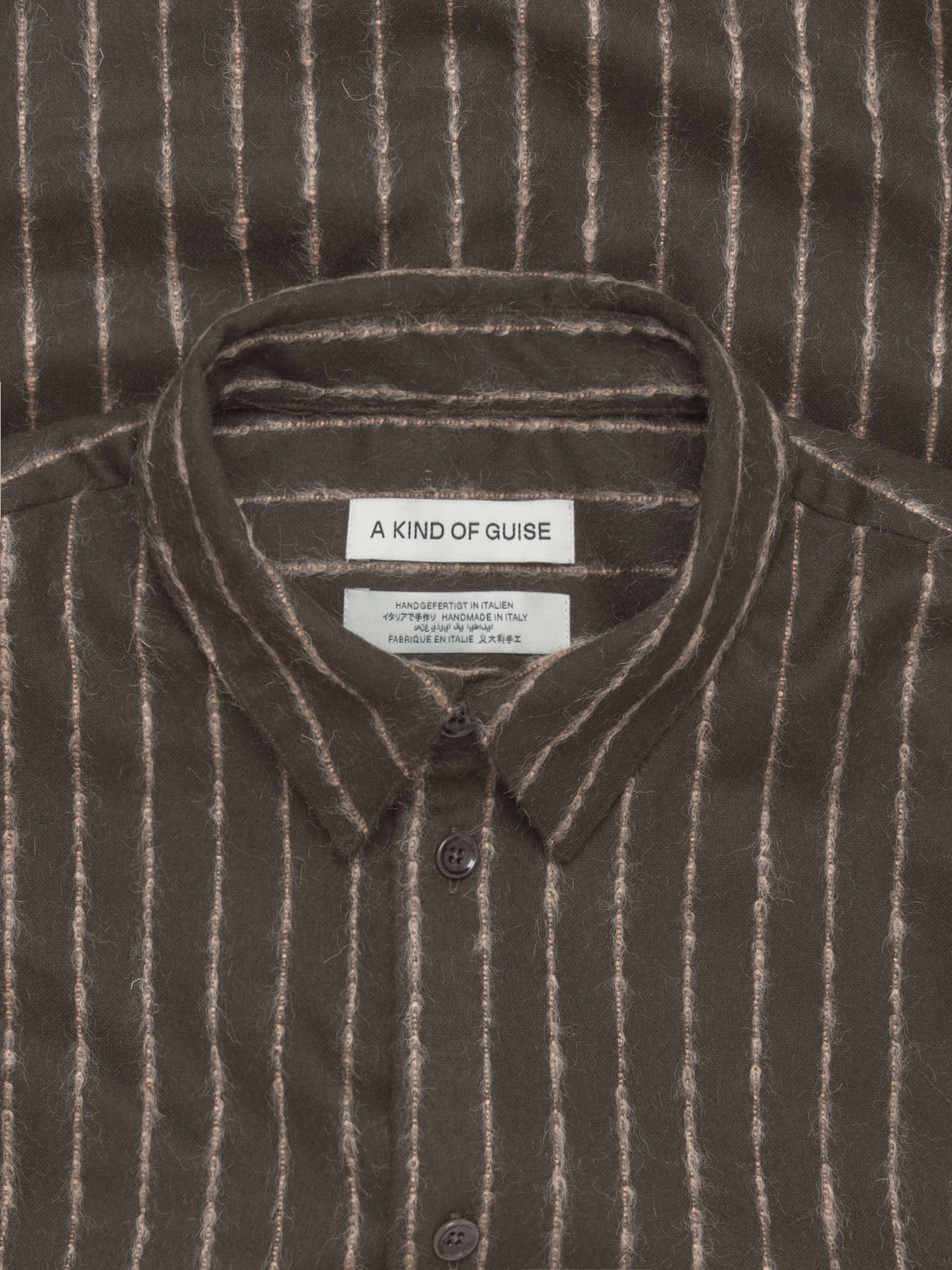 Gusto Shirt in Salmon Stripe