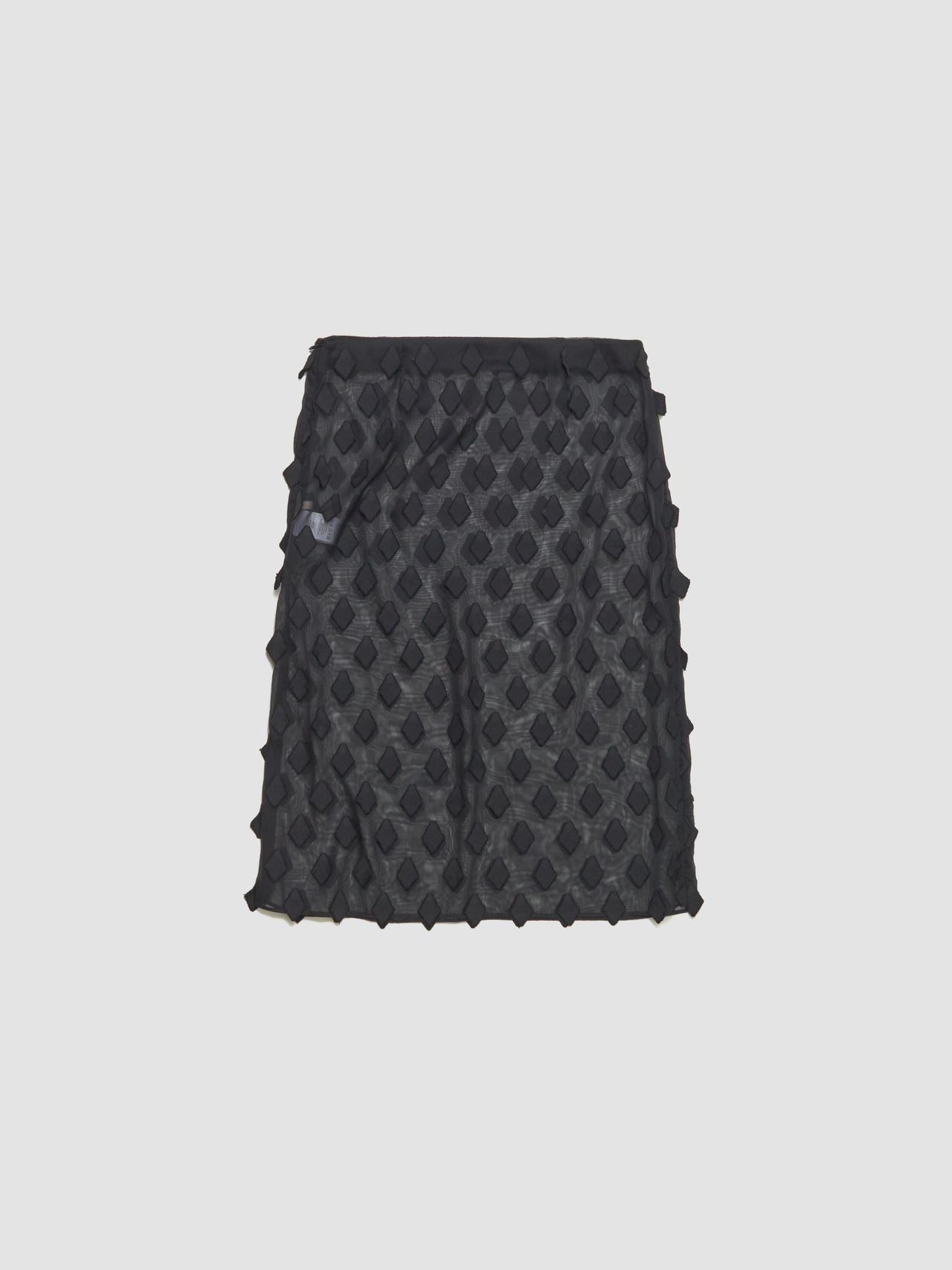 Tris Midi Skirt in Black