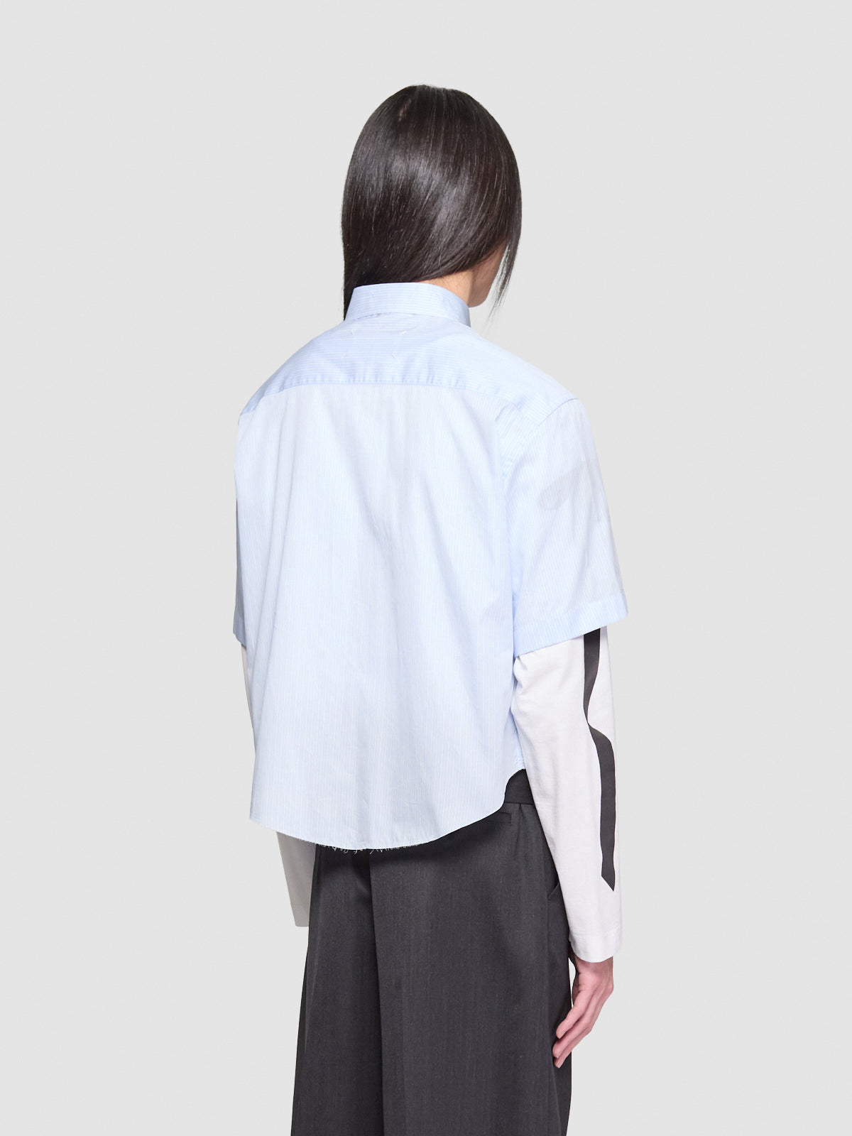 Short Sleeve Shirt in Ciel