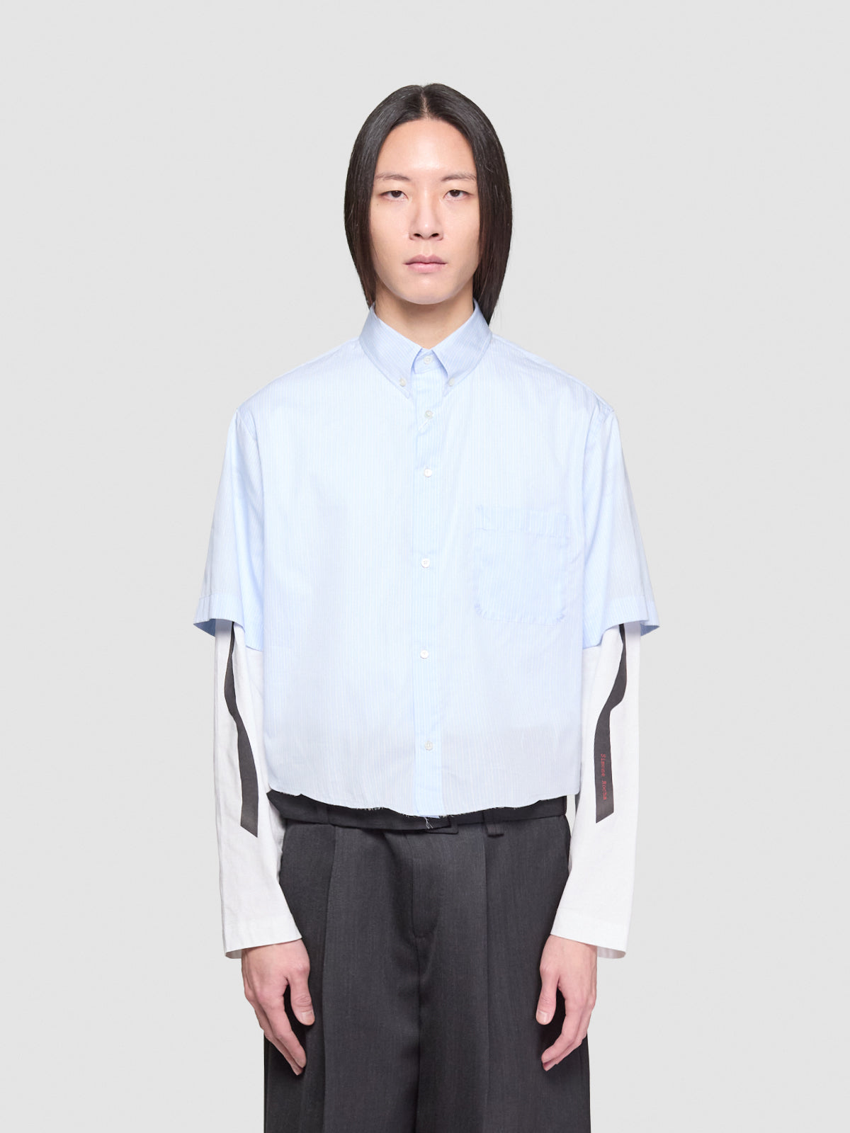 Short Sleeve Shirt in Ciel