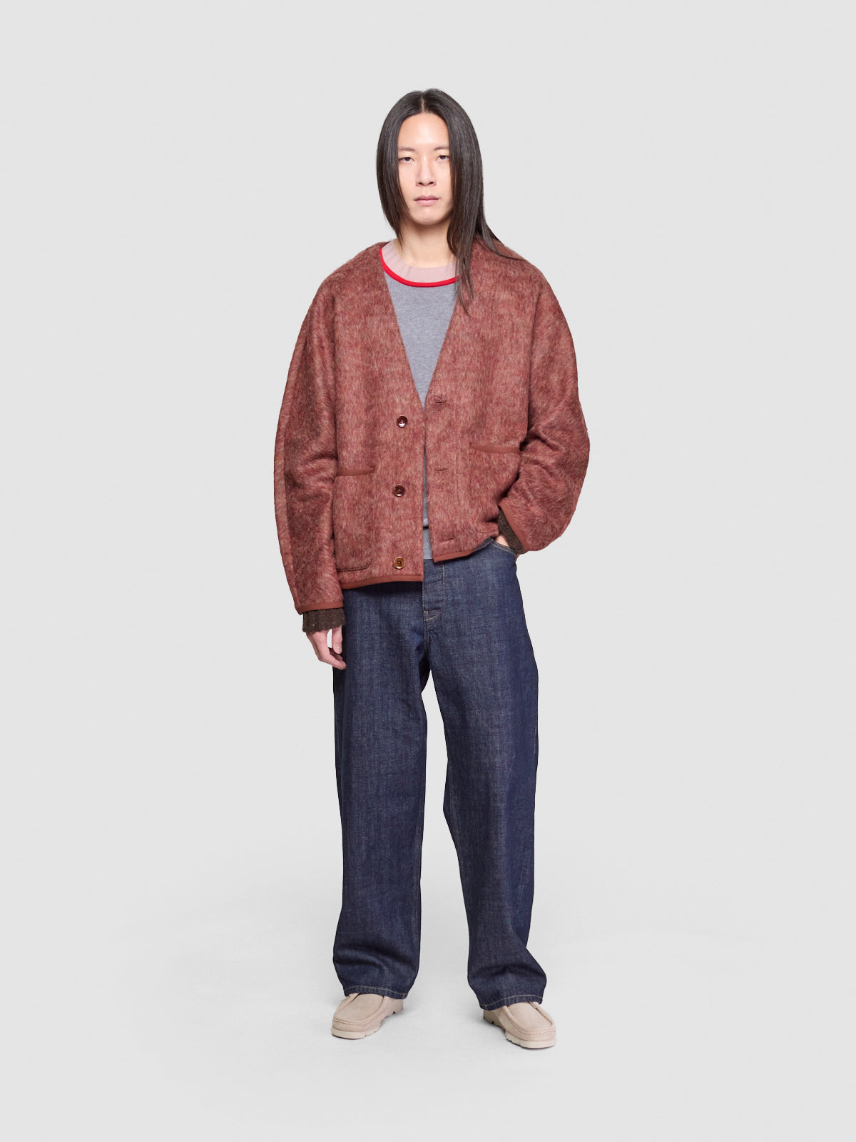 Kaan Cardigan in Hairy Sienna