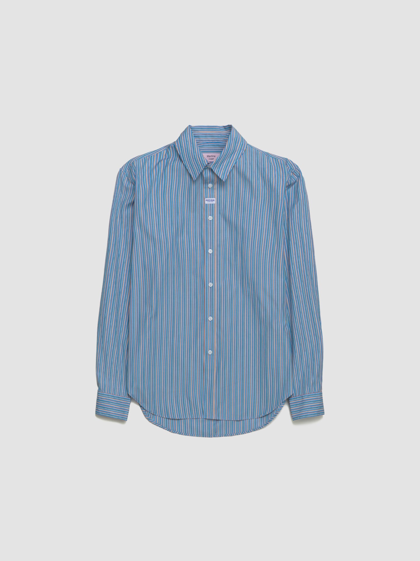 Classic Shirt in Blue & Orange