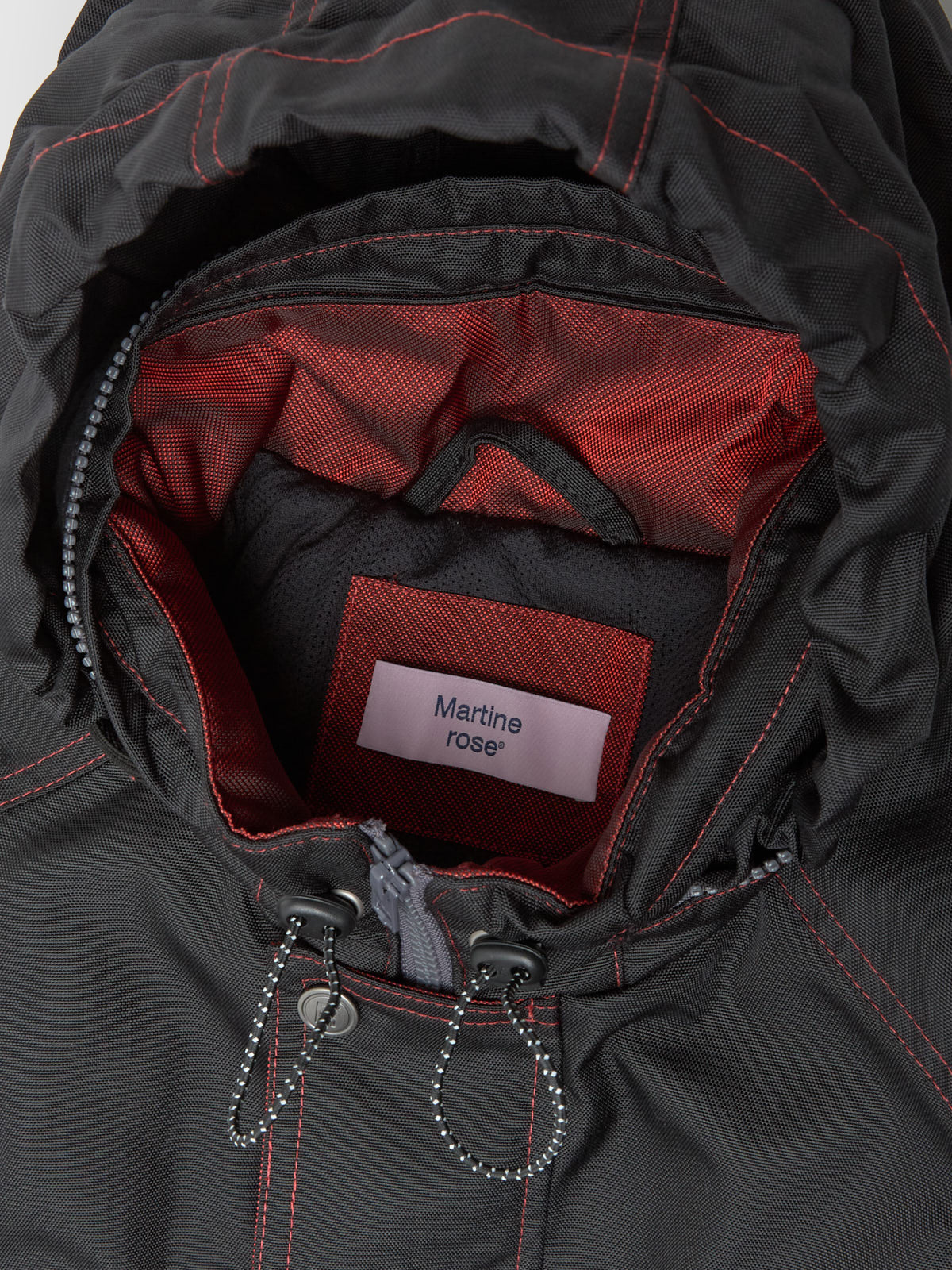 Bumbag Jacket in Black & Red