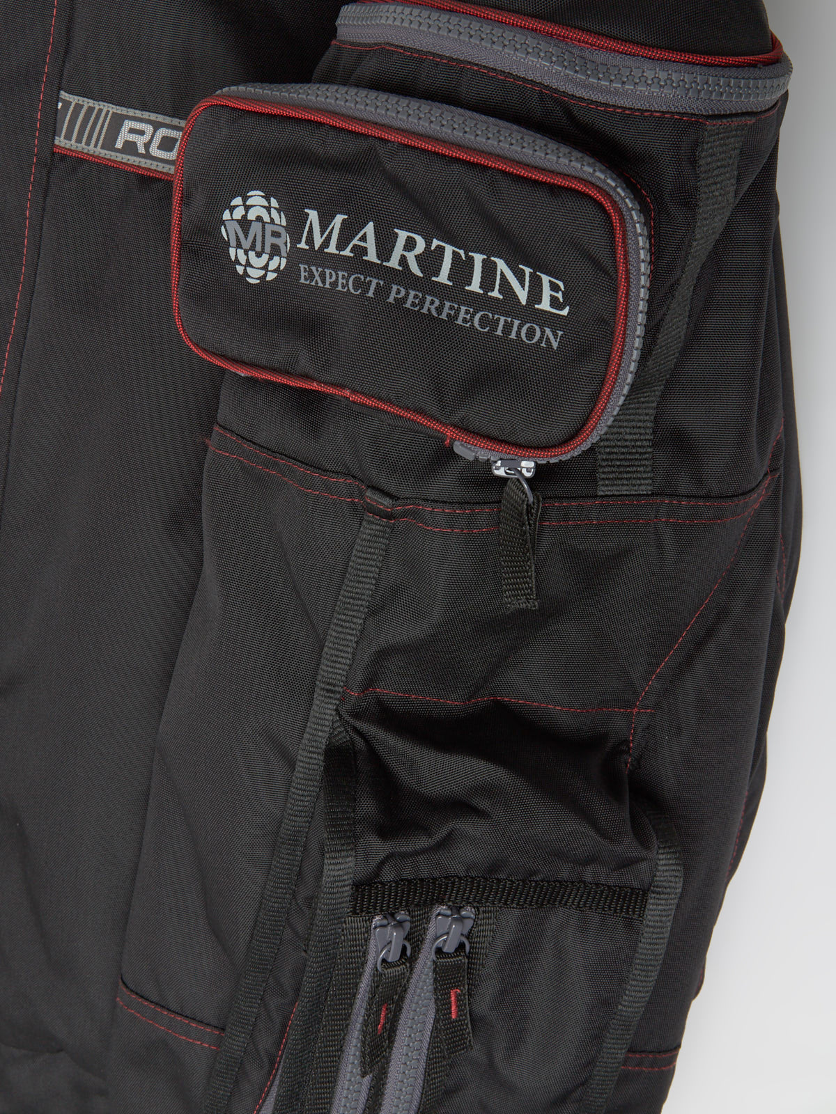 Bumbag Jacket in Black & Red