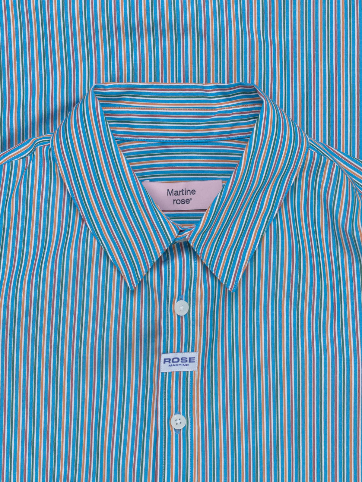 Classic Shirt in Blue & Orange