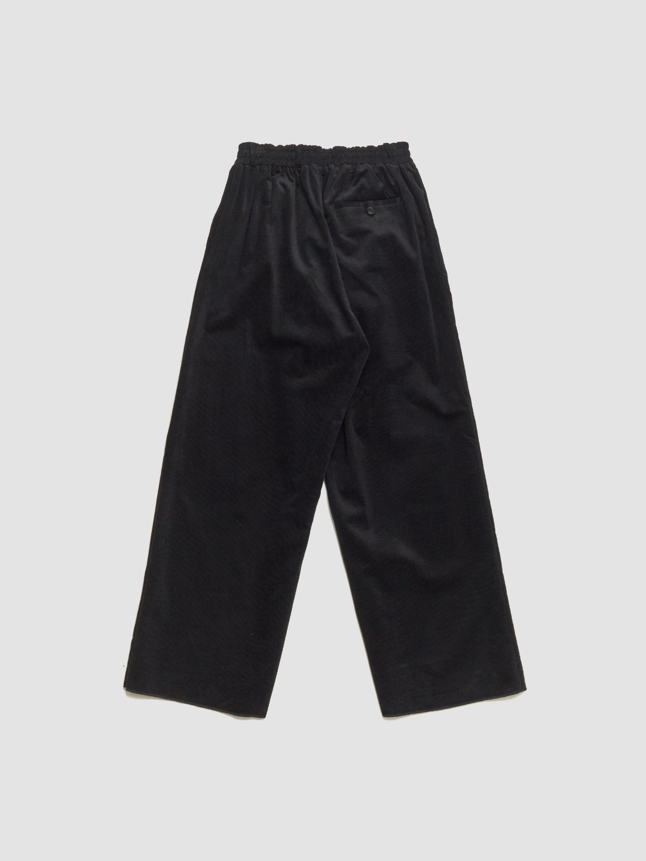 Extreme Wide Leg Tailored Trousers in Black