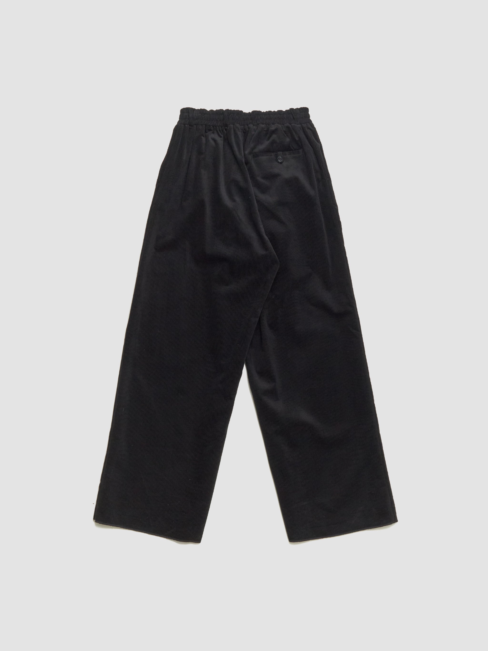 Extreme Wide Leg Tailored Trousers in Black