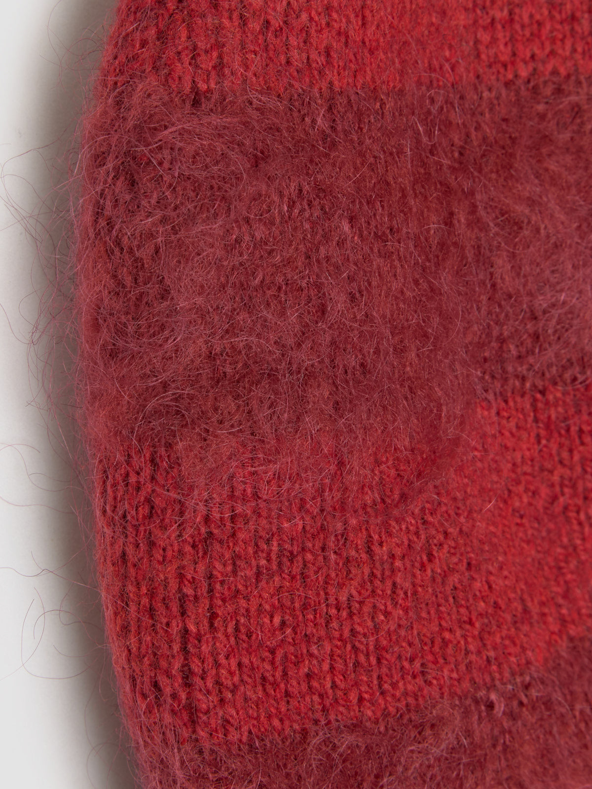 Gas Striped Beanie in Red Stripe