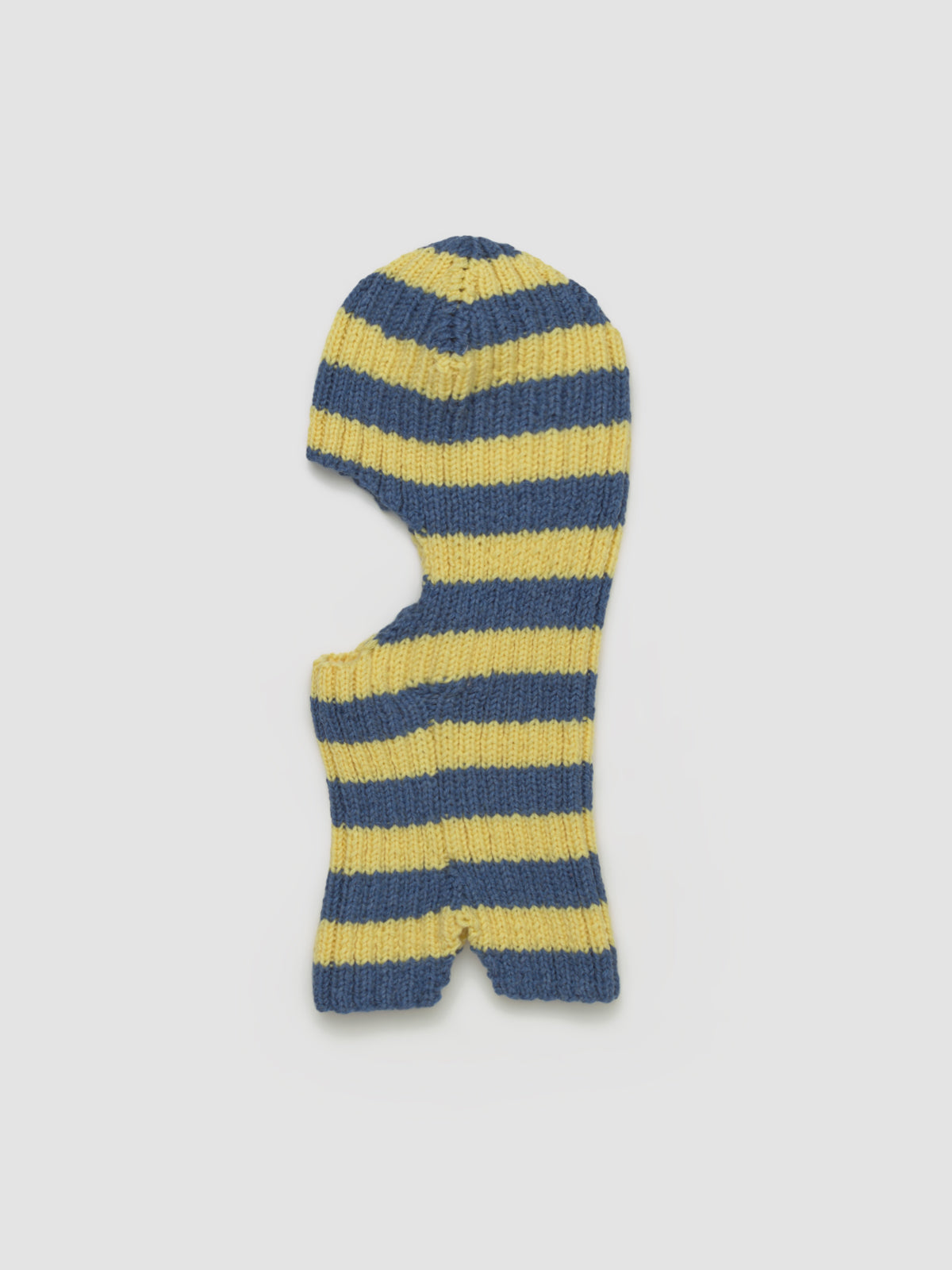 Balla Knitted Balaclava in Yellow & Blue