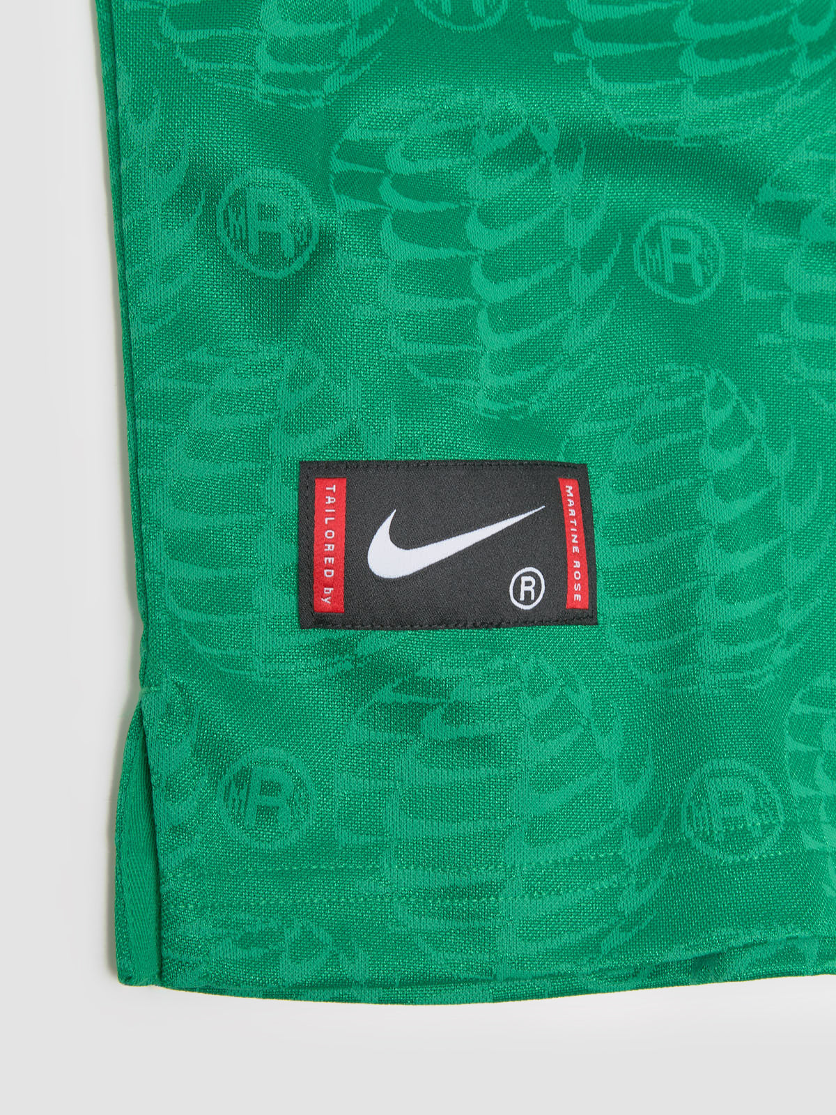 x Martine Rose Relaxed Jersey T-Shirt in Lucky Green & White