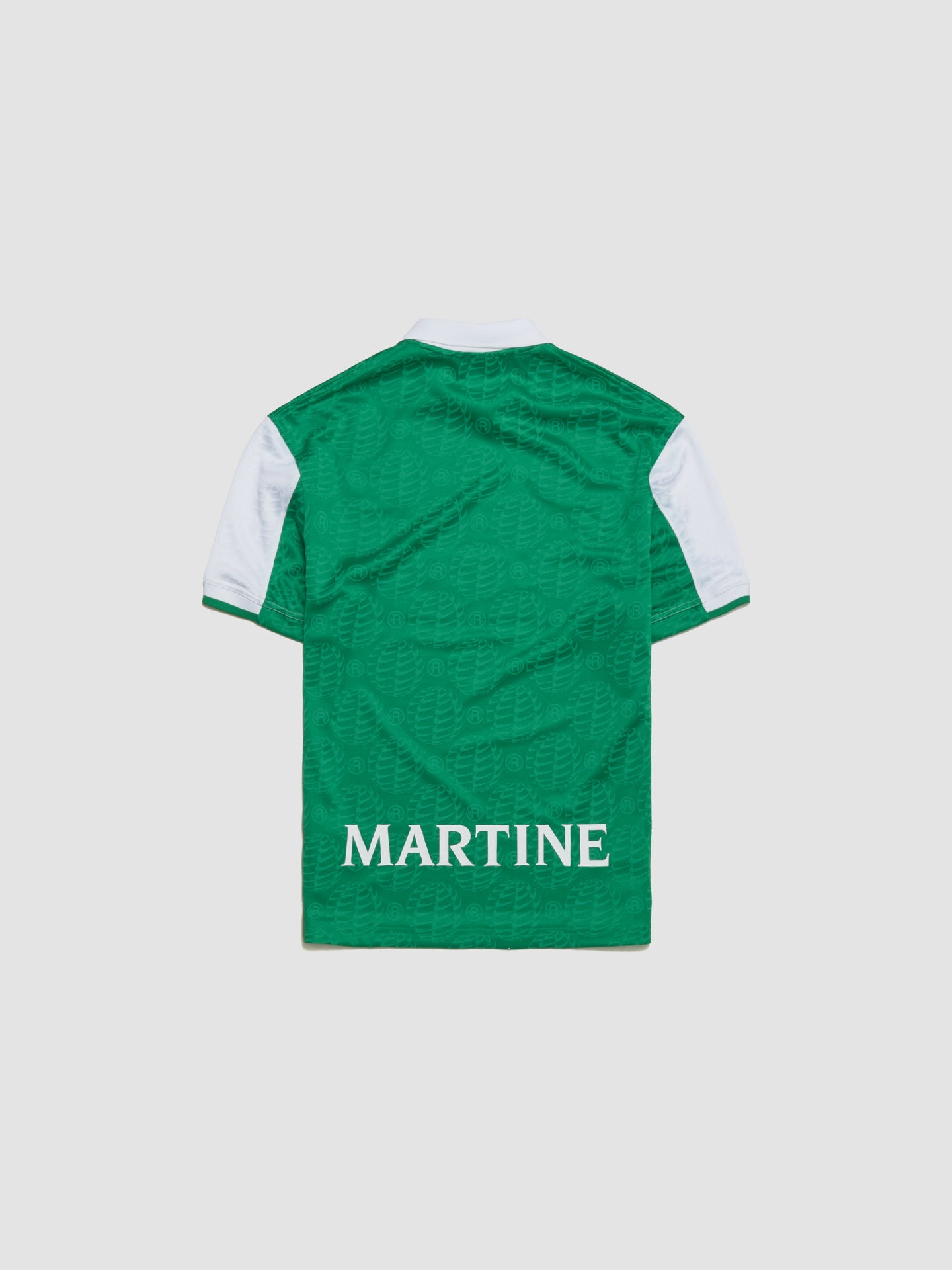 x Martine Rose Relaxed Jersey T-Shirt in Lucky Green & White