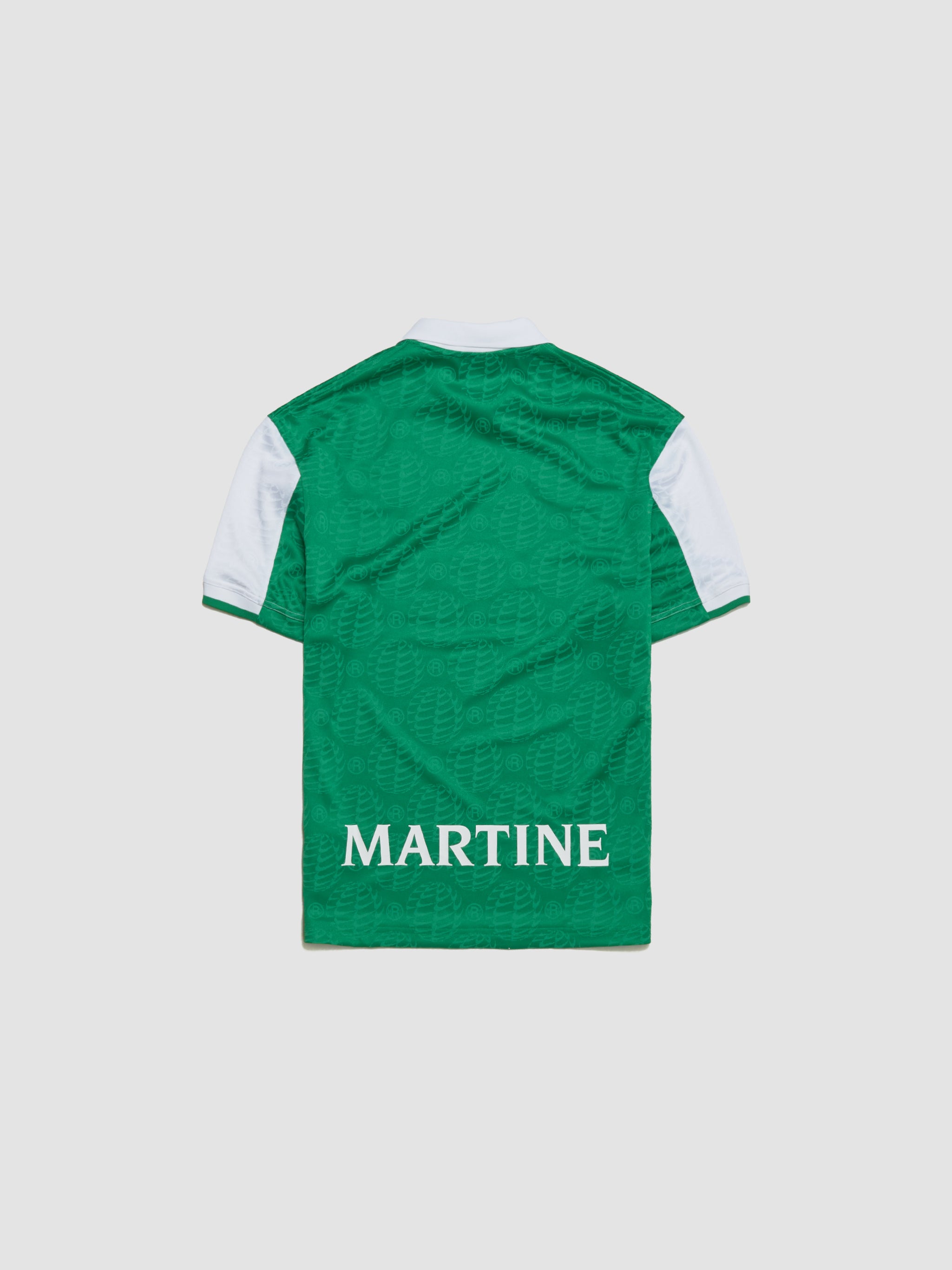 x Martine Rose Relaxed Jersey T-Shirt in Lucky Green & White
