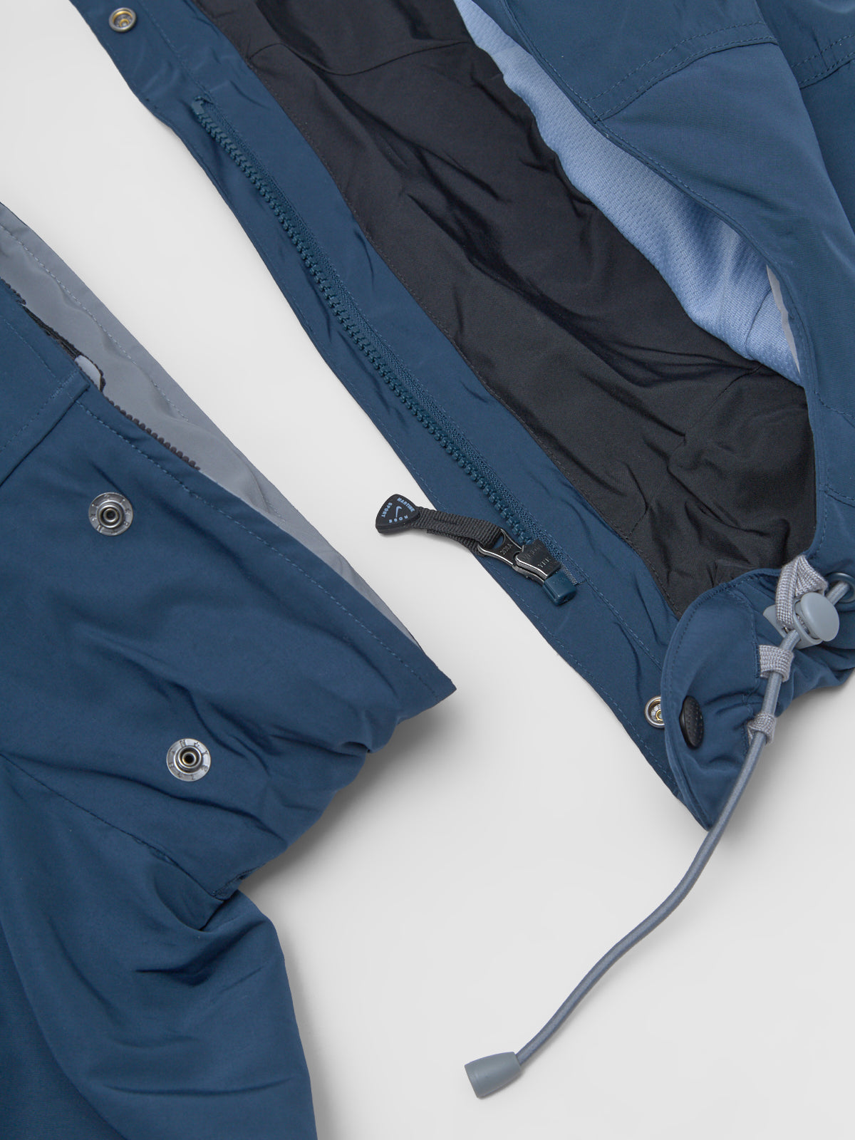 x Martine Rose Ski Parka in Armory Navy & Particle Grey