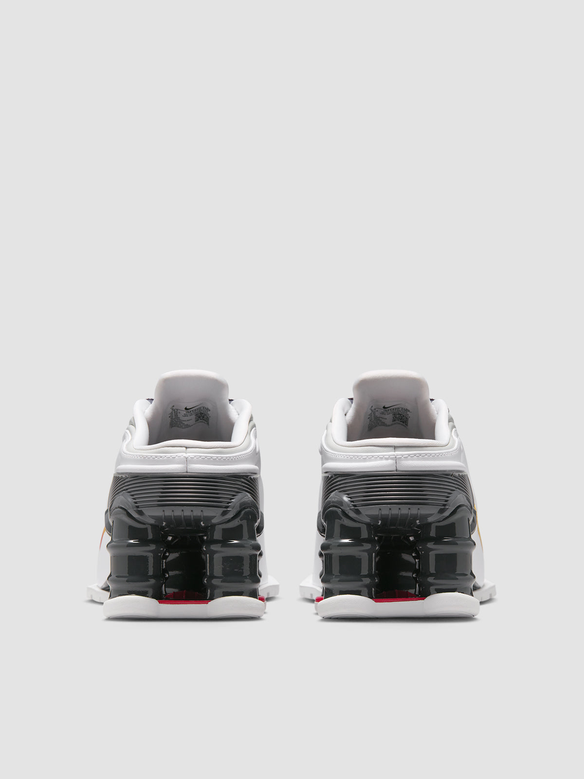 x Martine Rose WMNS Shox MR4 Sneaker in White & Varsity Red