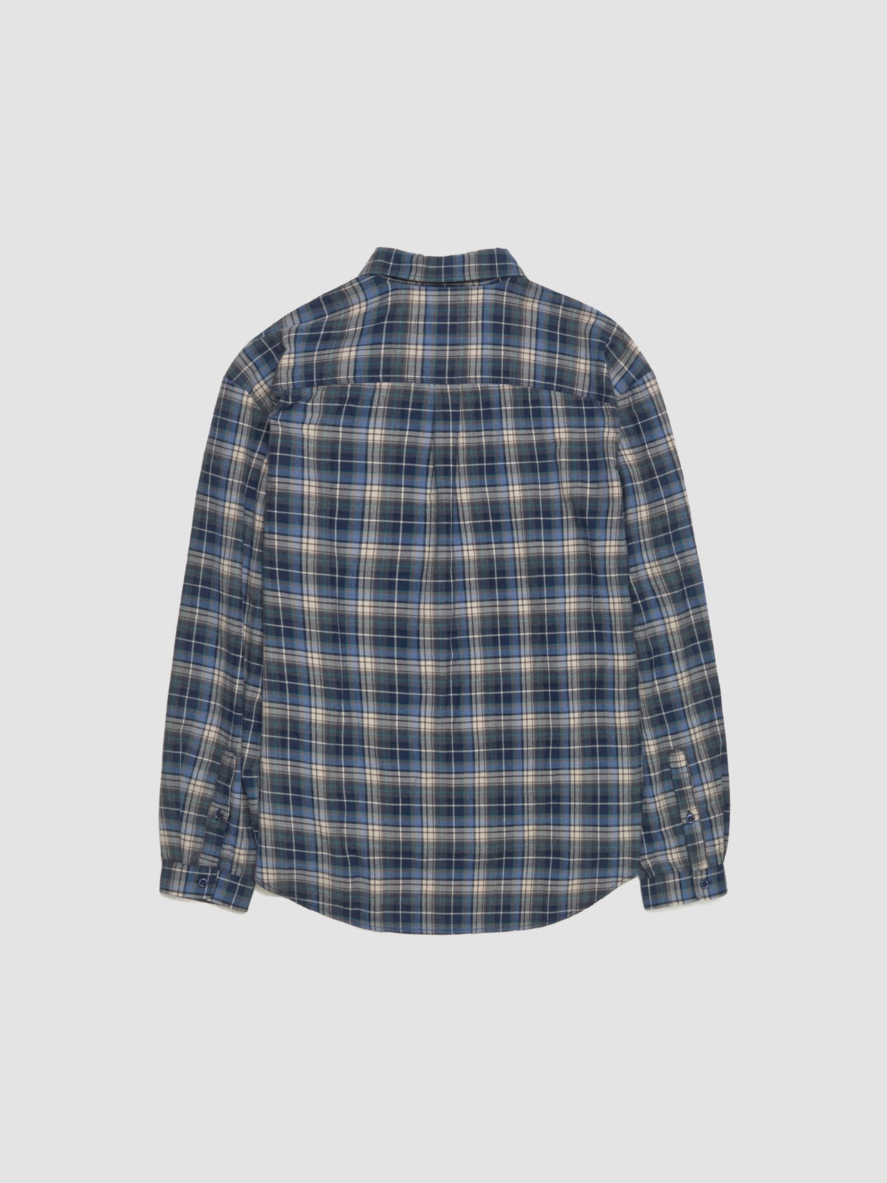 Plaid Woven Shirt in Blue