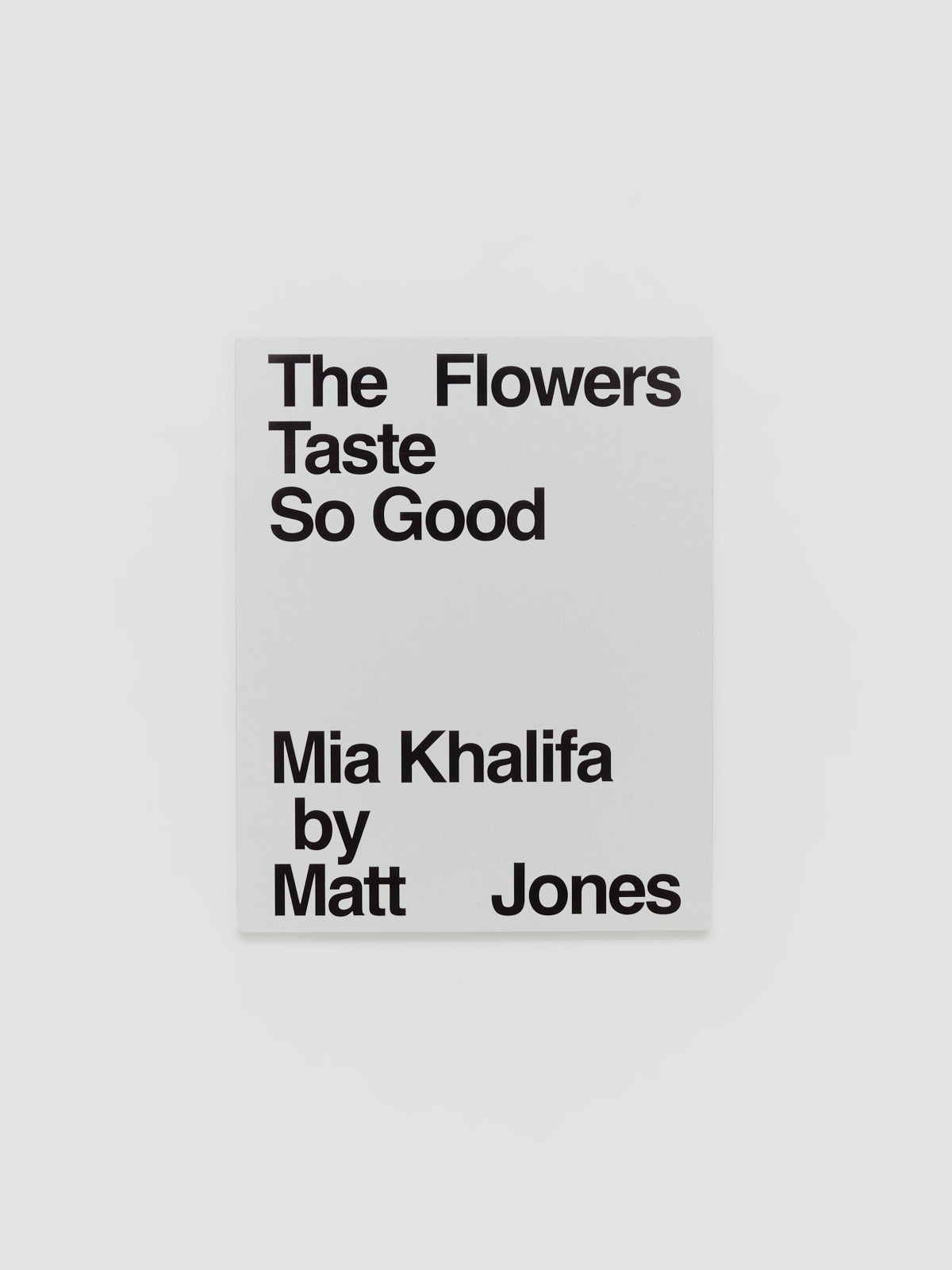 The Flowers Taste So Good - Mia Khalifa by Matt Jones