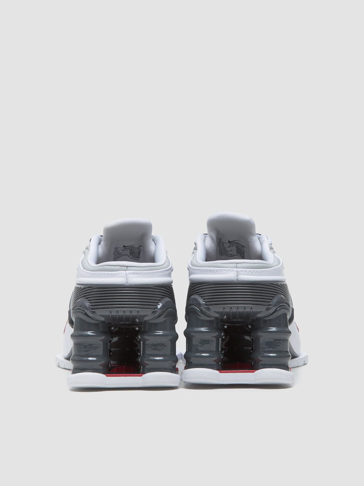 x Martine Rose WMNS Shox MR4 Sneaker in White & Varsity Red