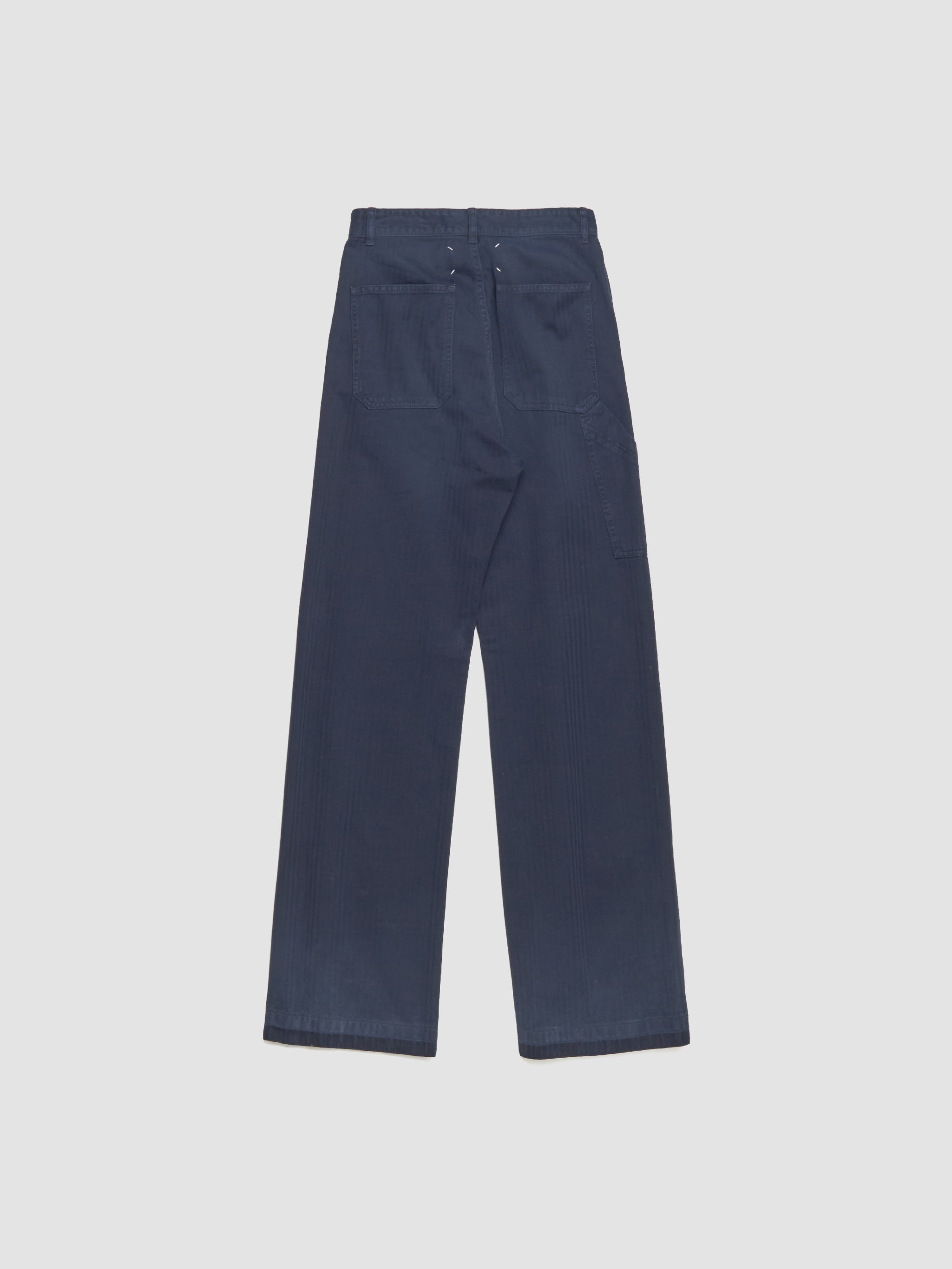 5-Pocket Pants in Stone Wash Blue