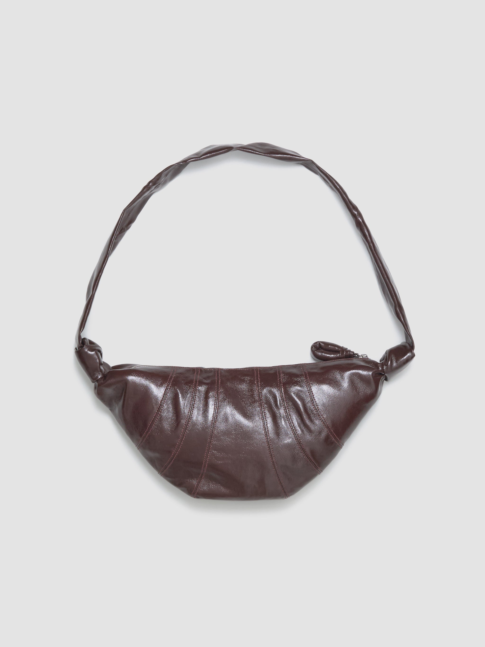 Medium Croissant Bag in Chocolate Fondant