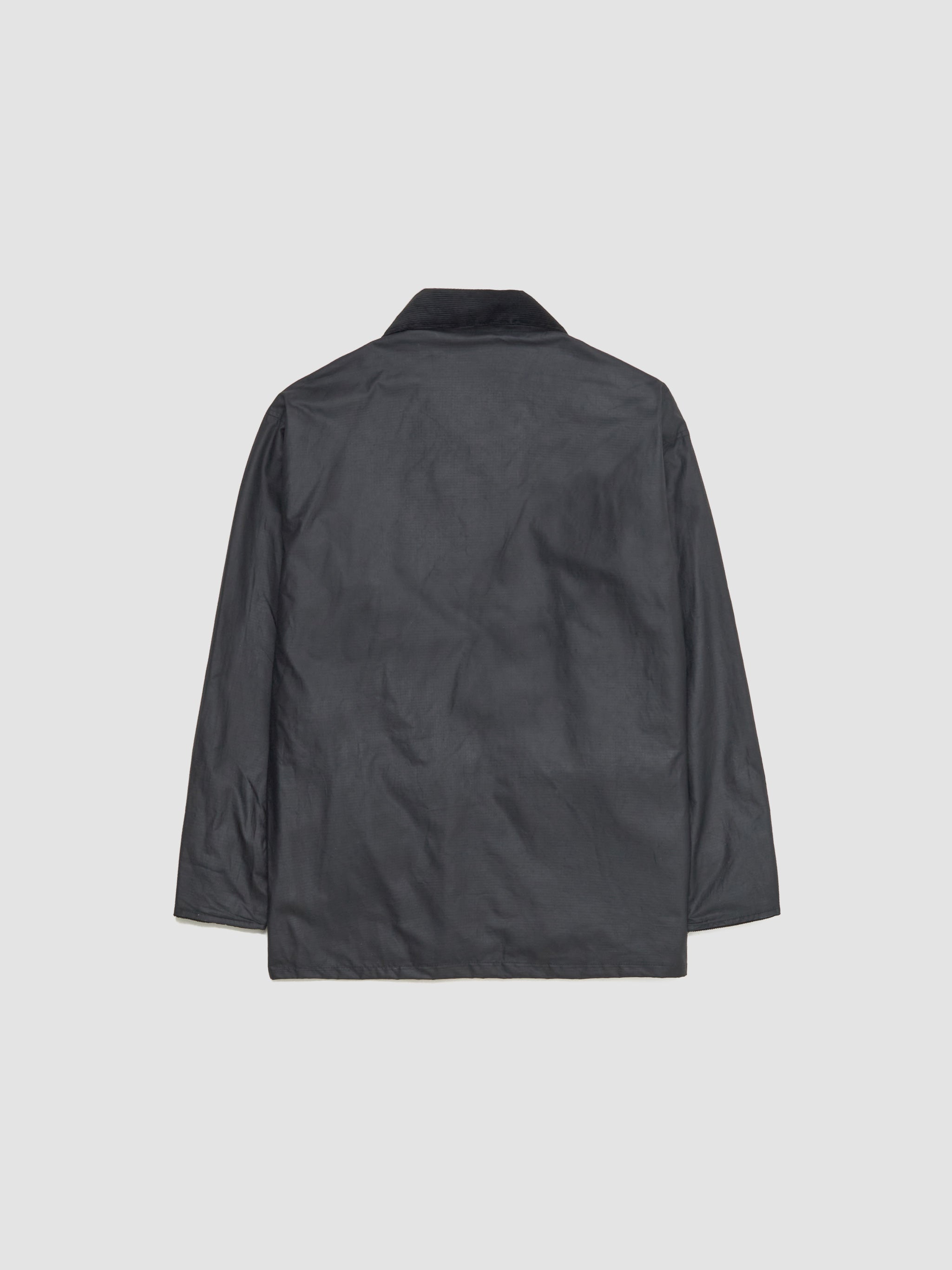 Waxed Ripstop Leisure Jacket in Black