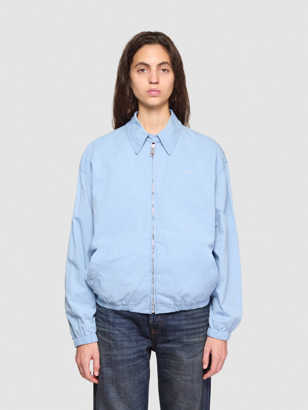 Old Gabardine Jacket in Astro Blue