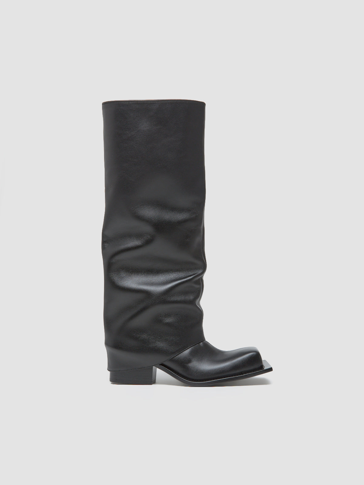 Havva Chunky Heel Trouser Boots in Black