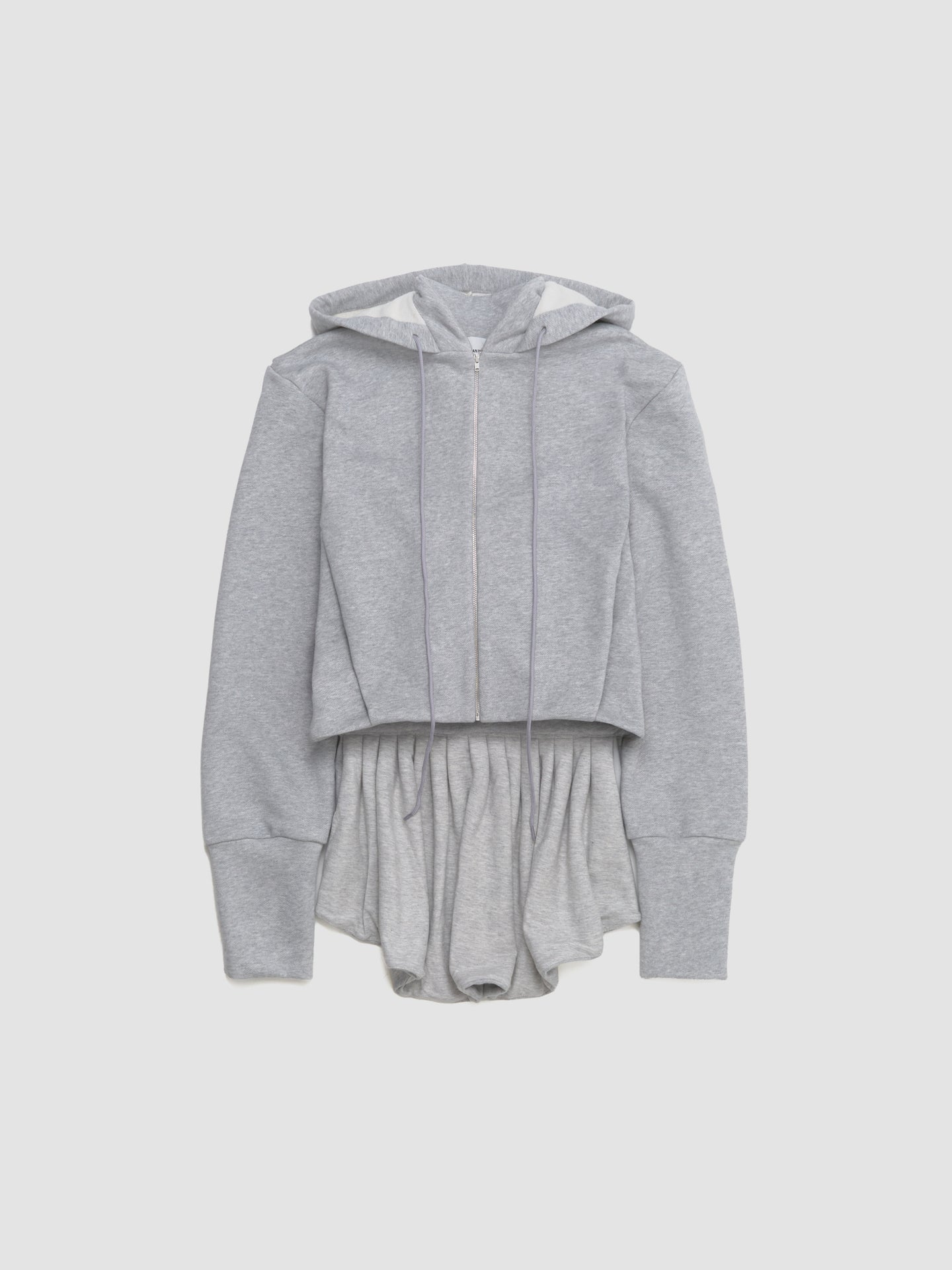 Lotte Hoodie in Grey Melange