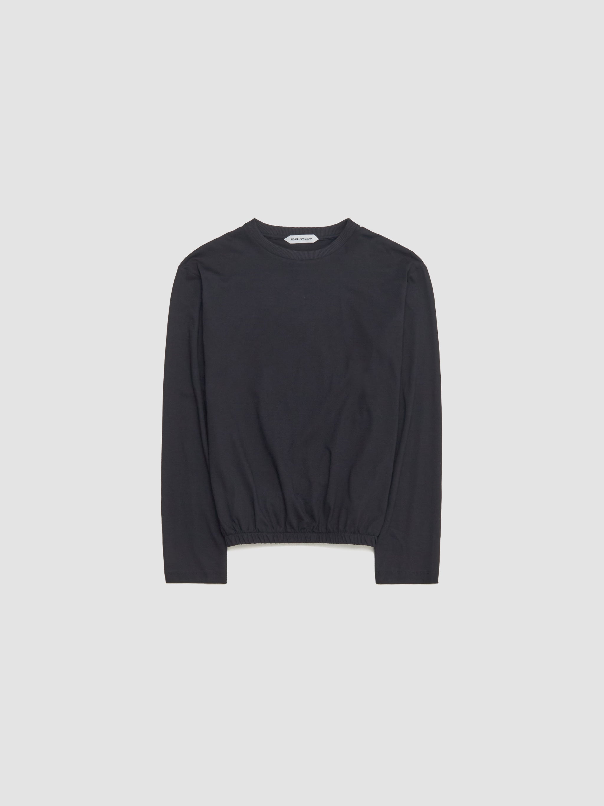 Olli Long Sleeve Top in Black