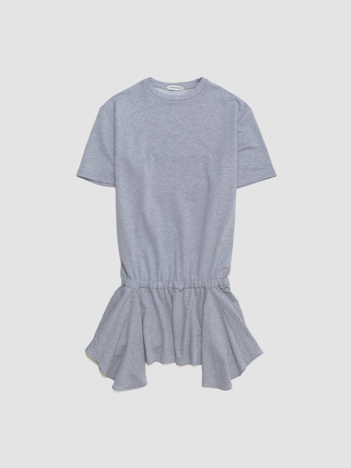 Rhea T-Shirt Dress in Grey Melange