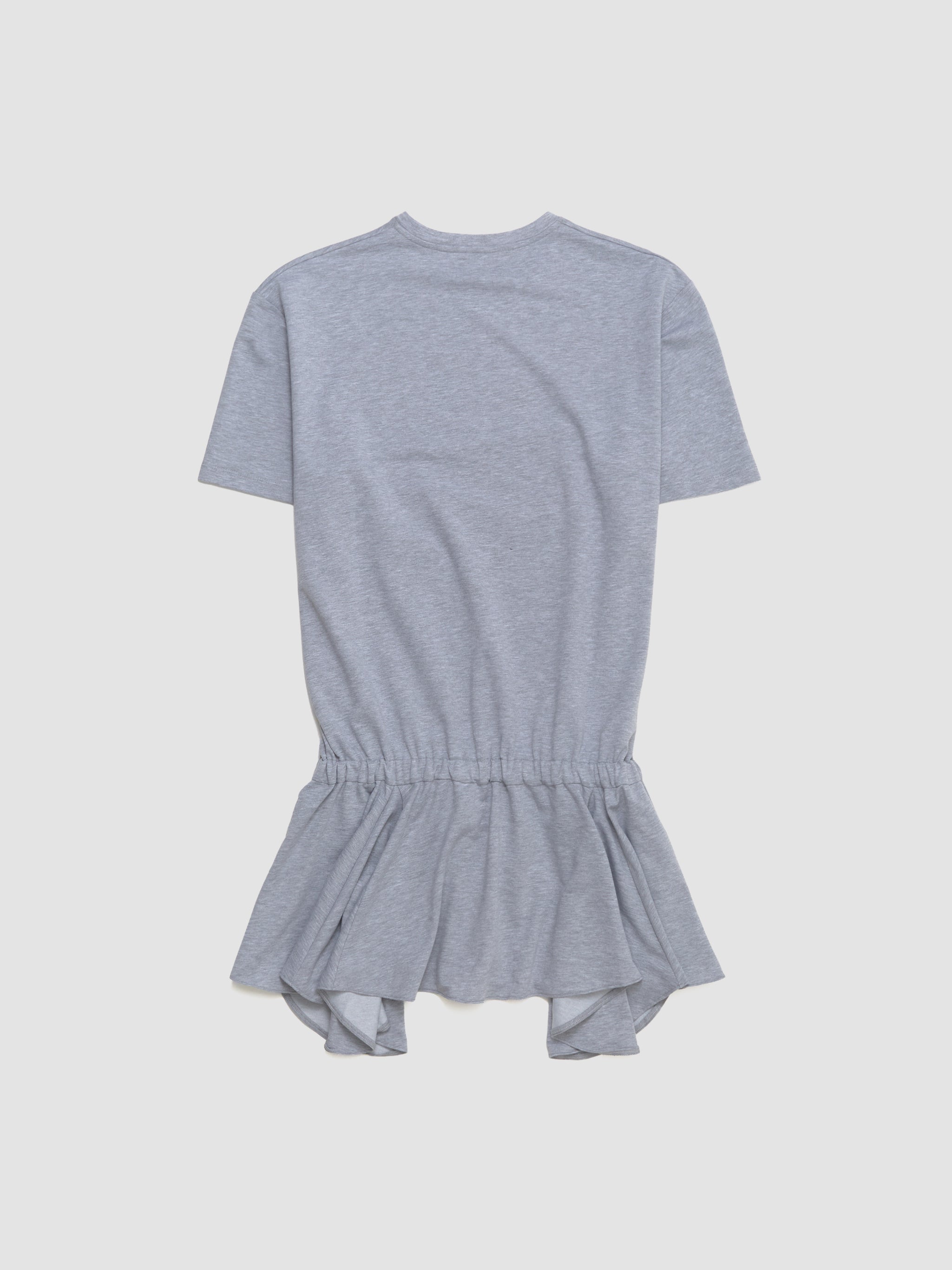 Rhea T-Shirt Dress in Grey Melange