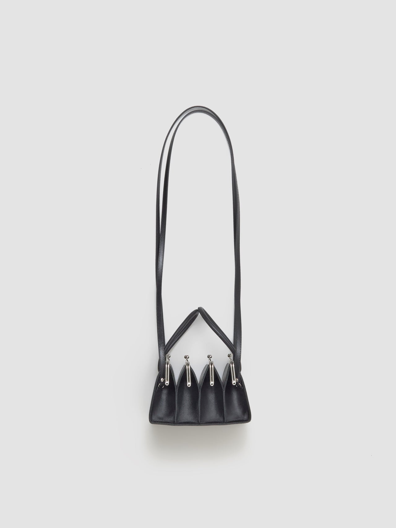 Boa Four Clasp Bag in Black