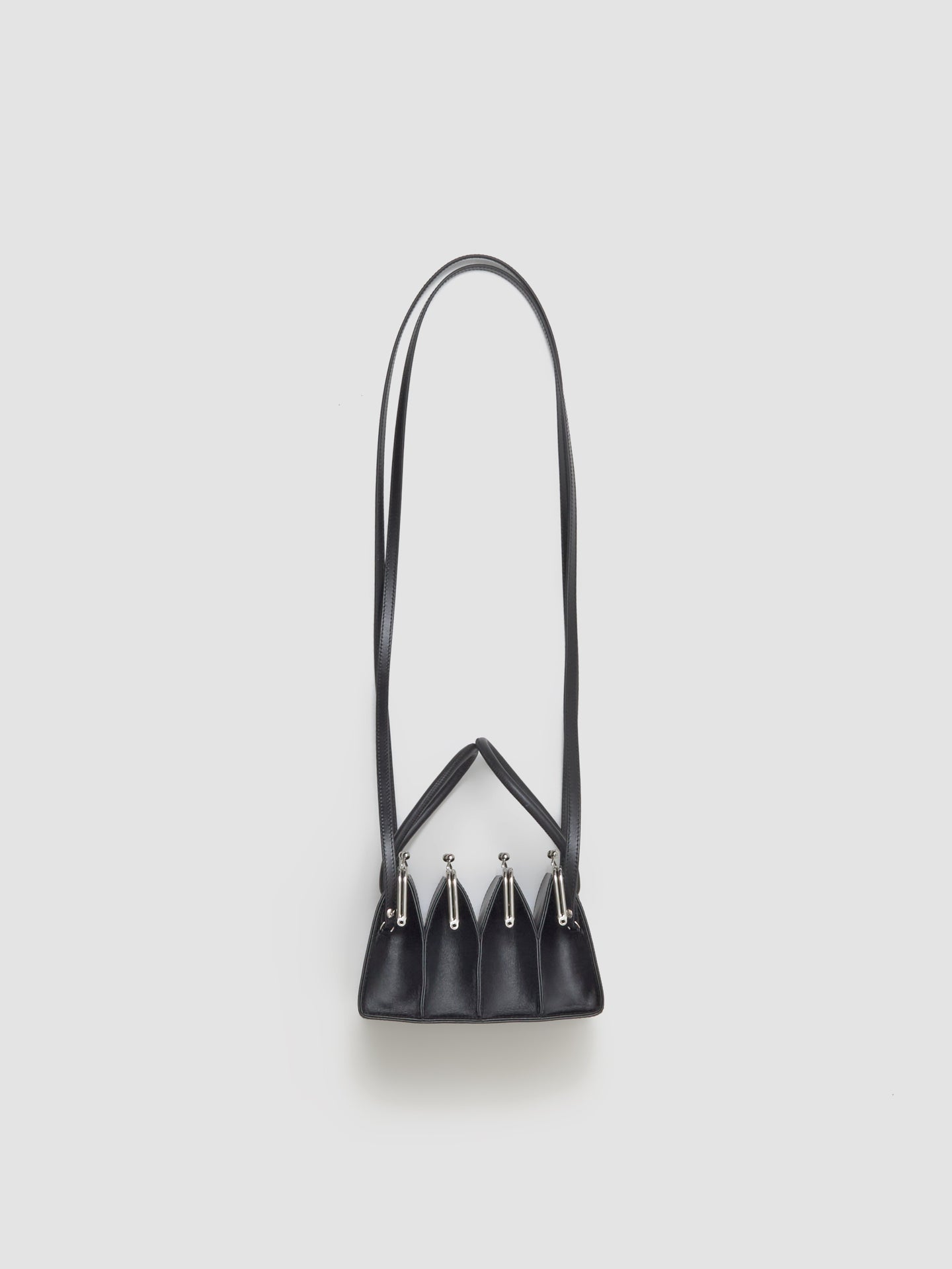 Boa Four Clasp Bag in Black