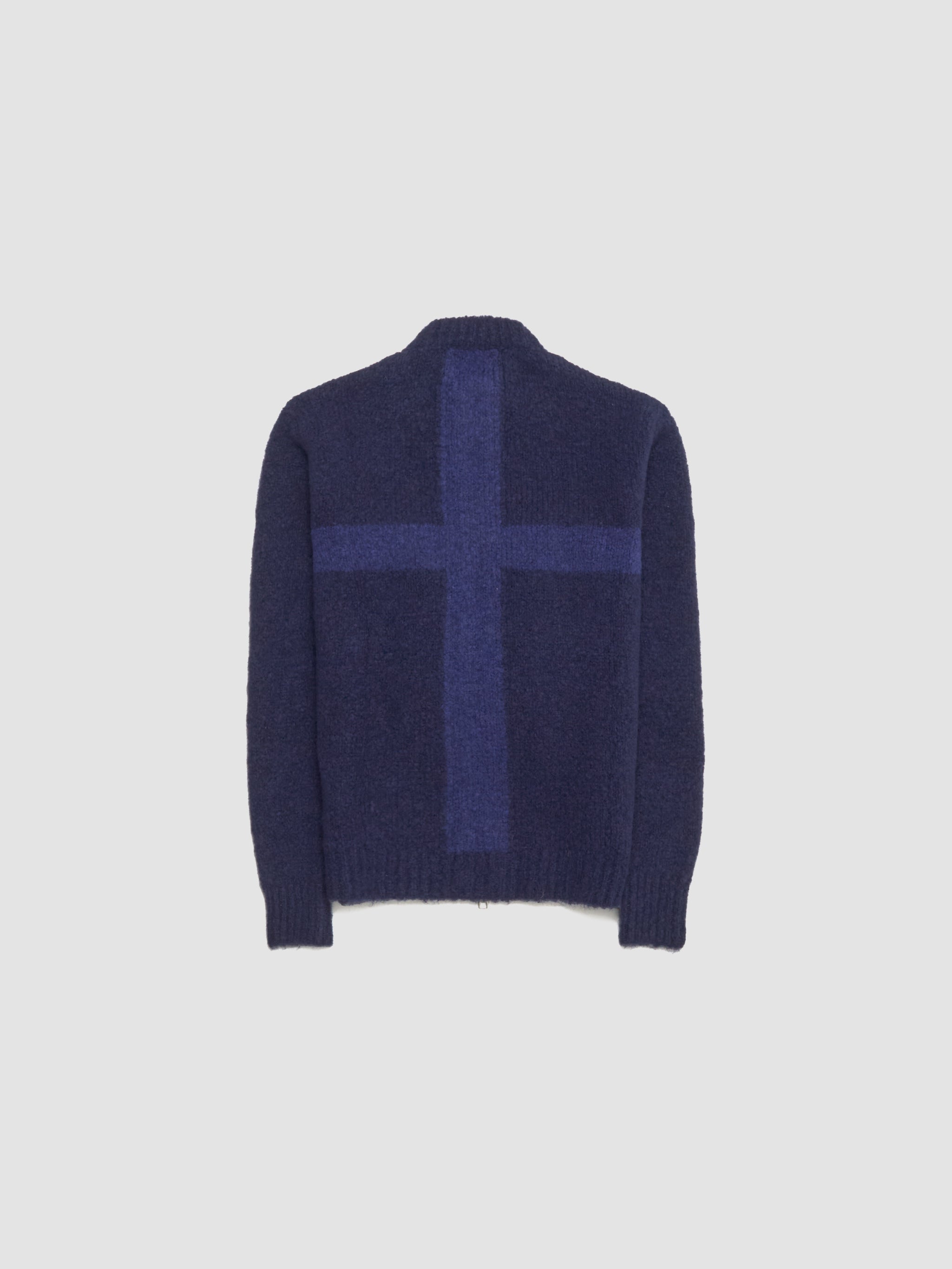 Cruz Zipped B Sweater in Blue