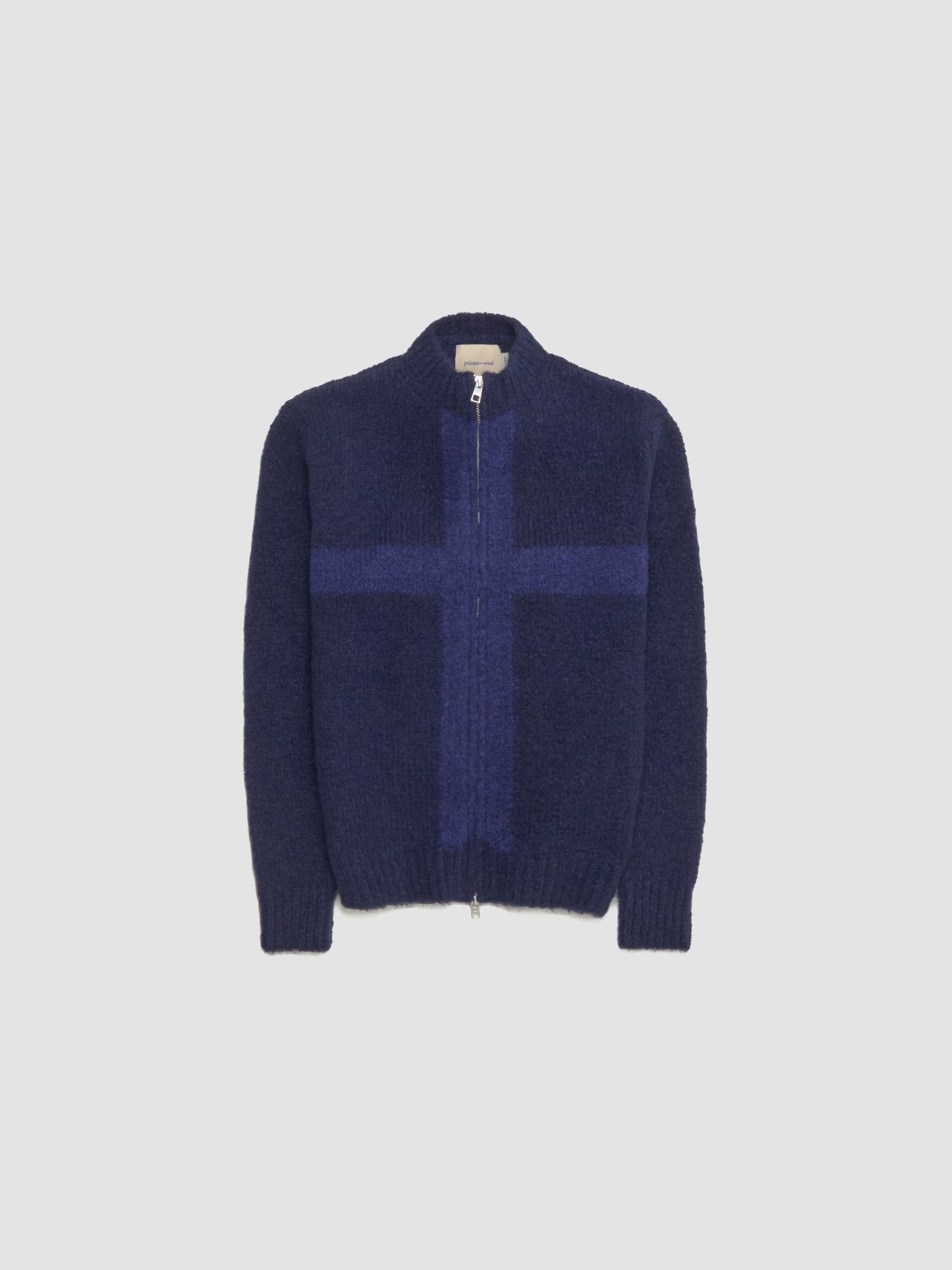Cruz Zipped B Sweater in Blue