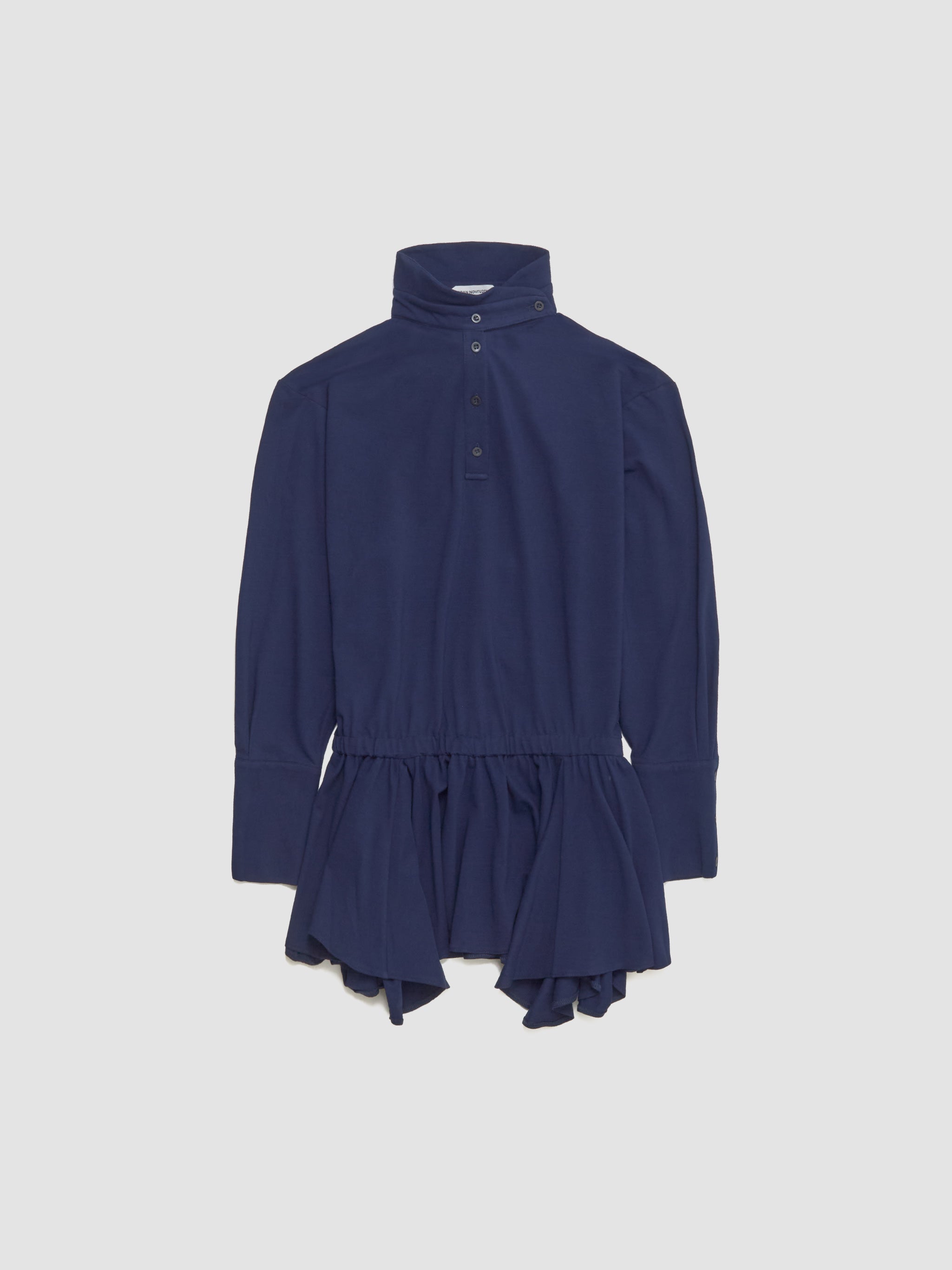 Leni Polo Dress in Midnight Blue