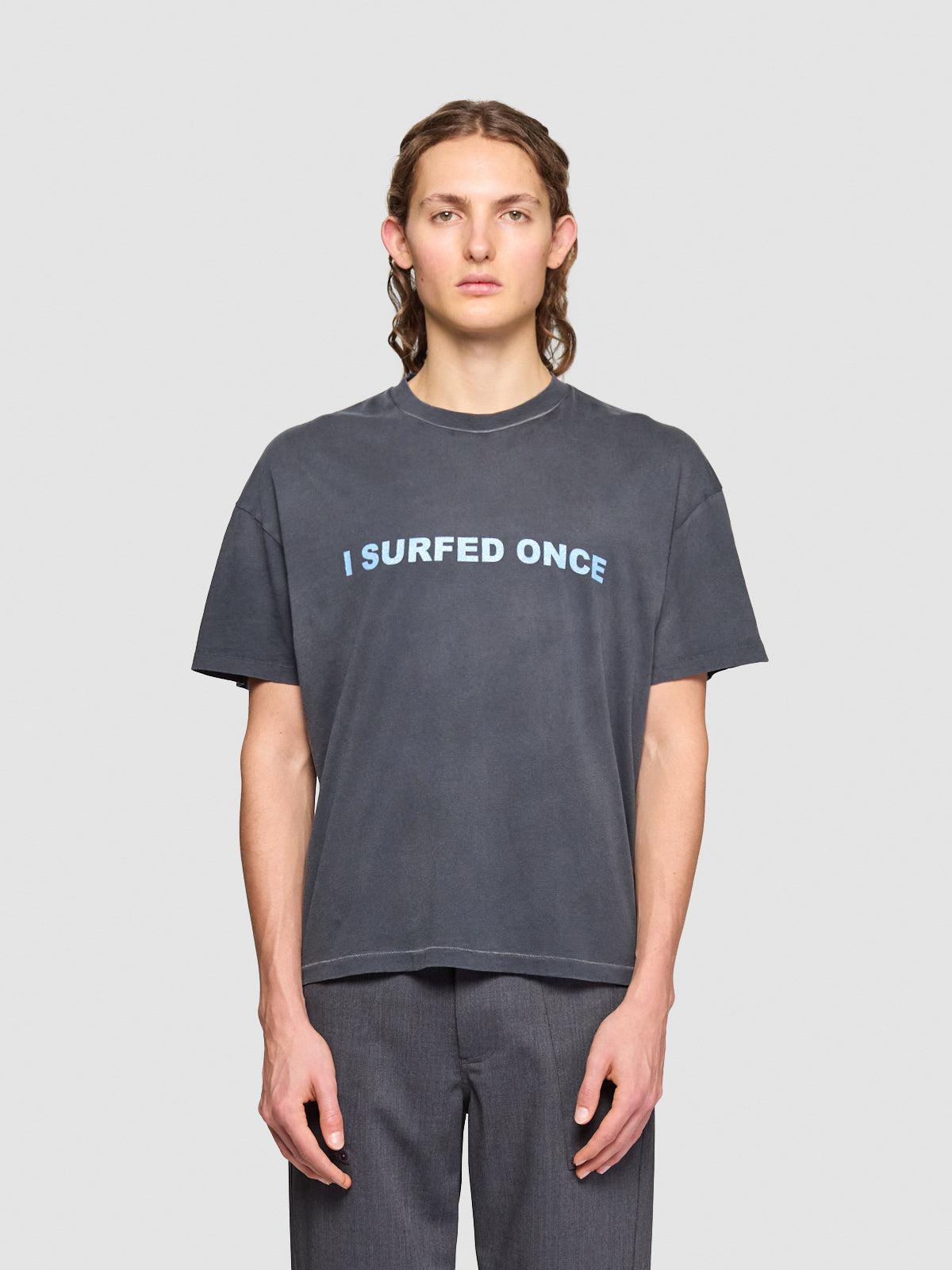 Box Glitter Printed T-Shirt in Black