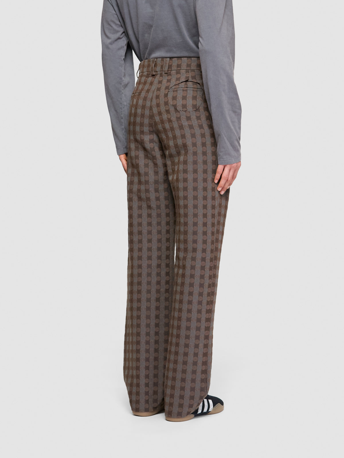 Ordered Tailored Trousers in Brown