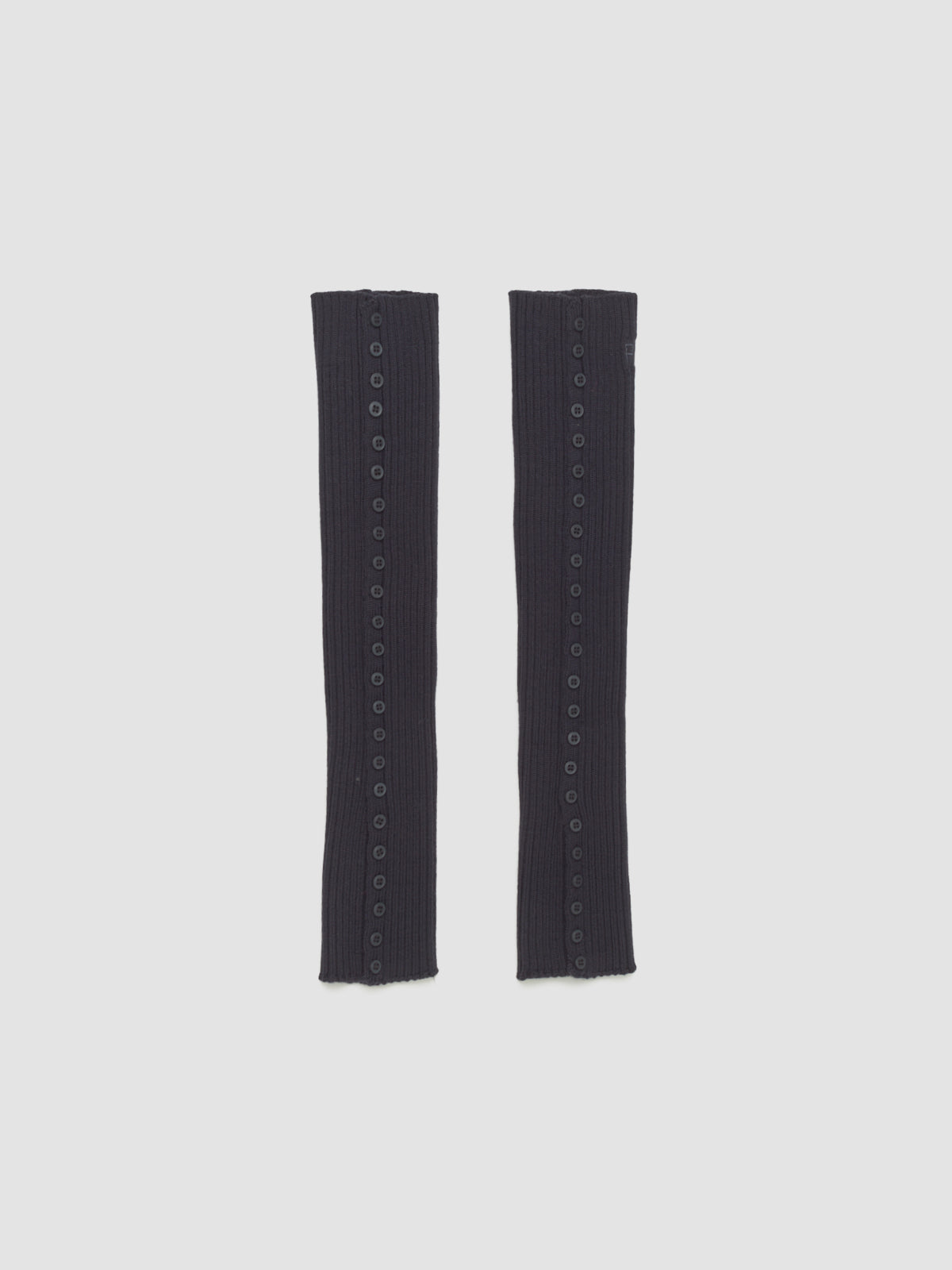 Prior Knitted Leg Warmers in Dark Grey
