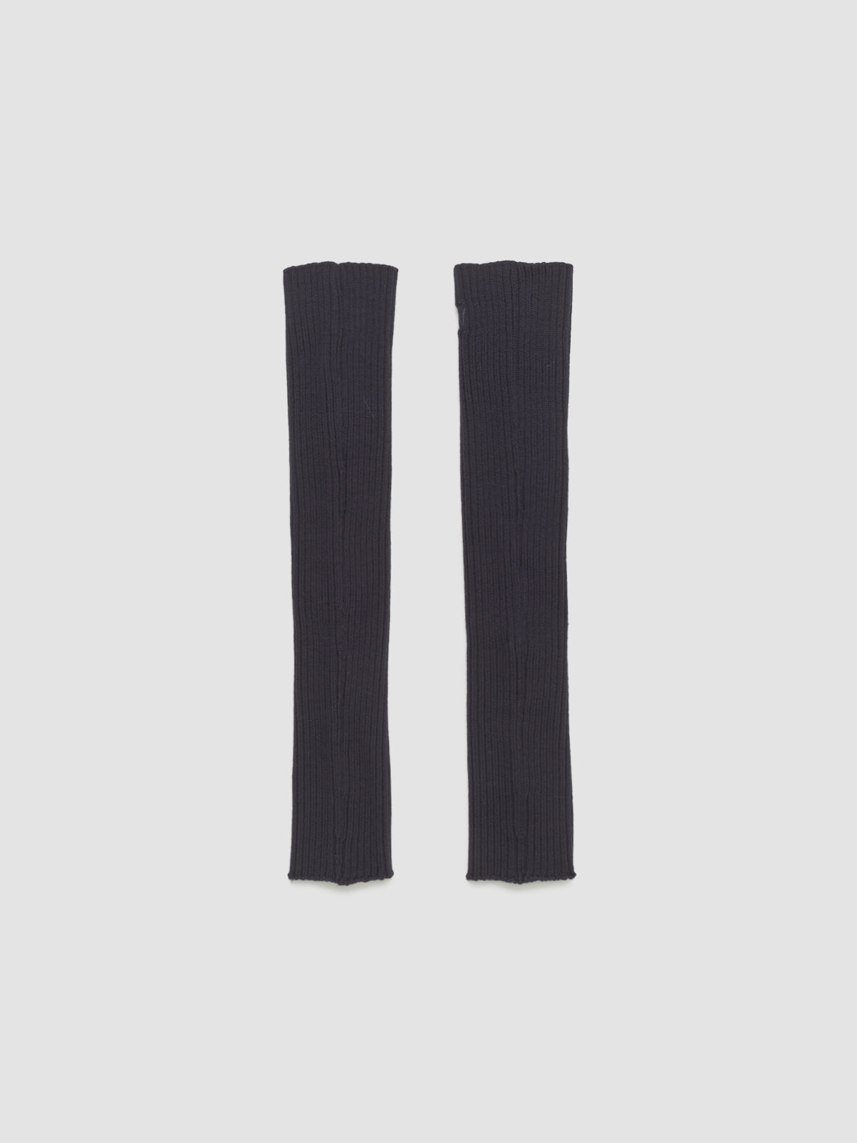 Prior Knitted Leg Warmers in Dark Grey