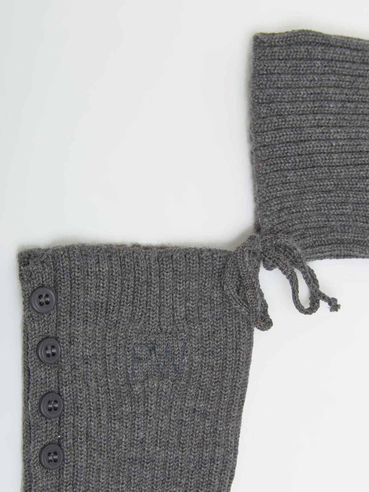 Prior Knitted Leg Warmers in Grey