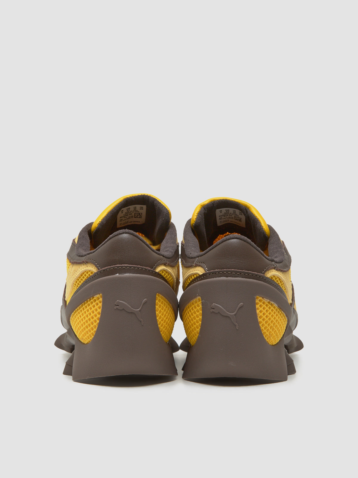 Beisser Sneaker in Yellow Sizzle & Brown