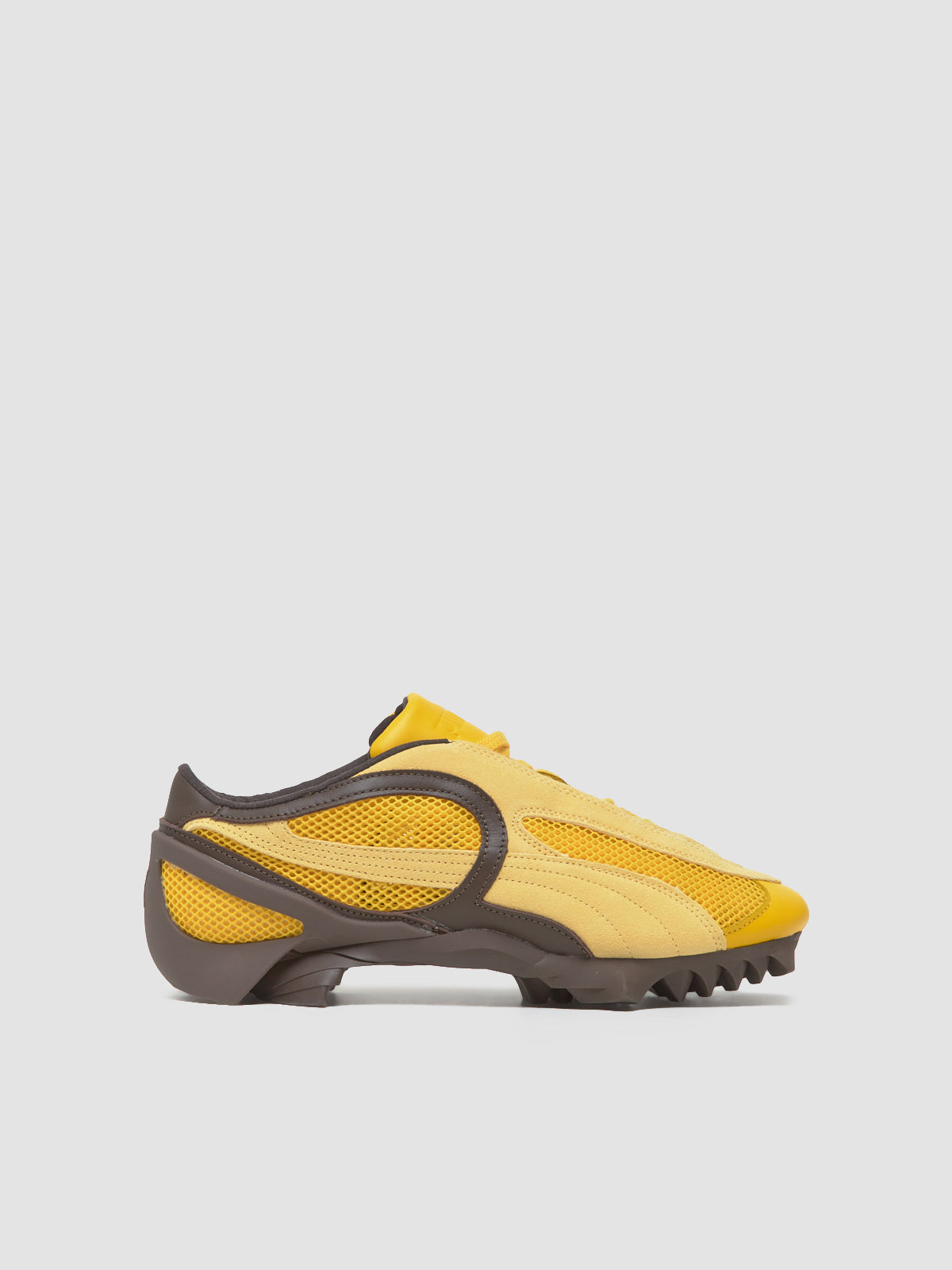 Beisser Sneaker in Yellow Sizzle & Brown