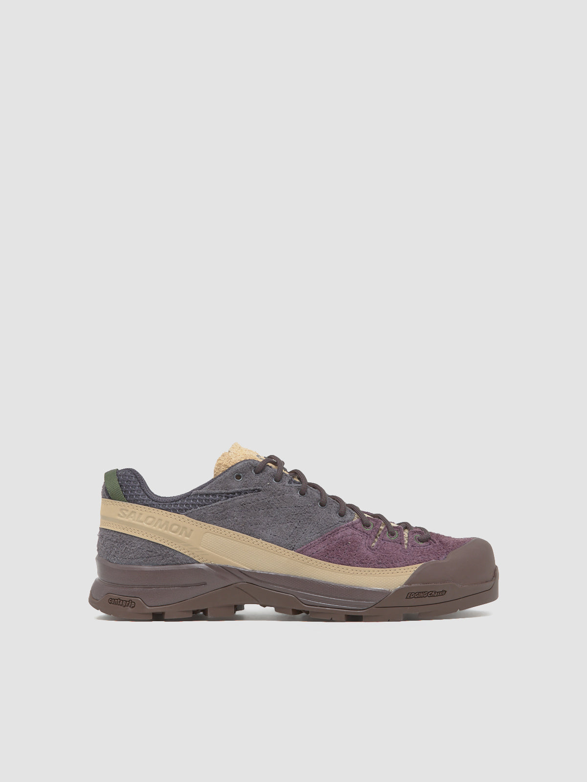 X-ALP SUEDE Sneaker in Plum & Nine Iron