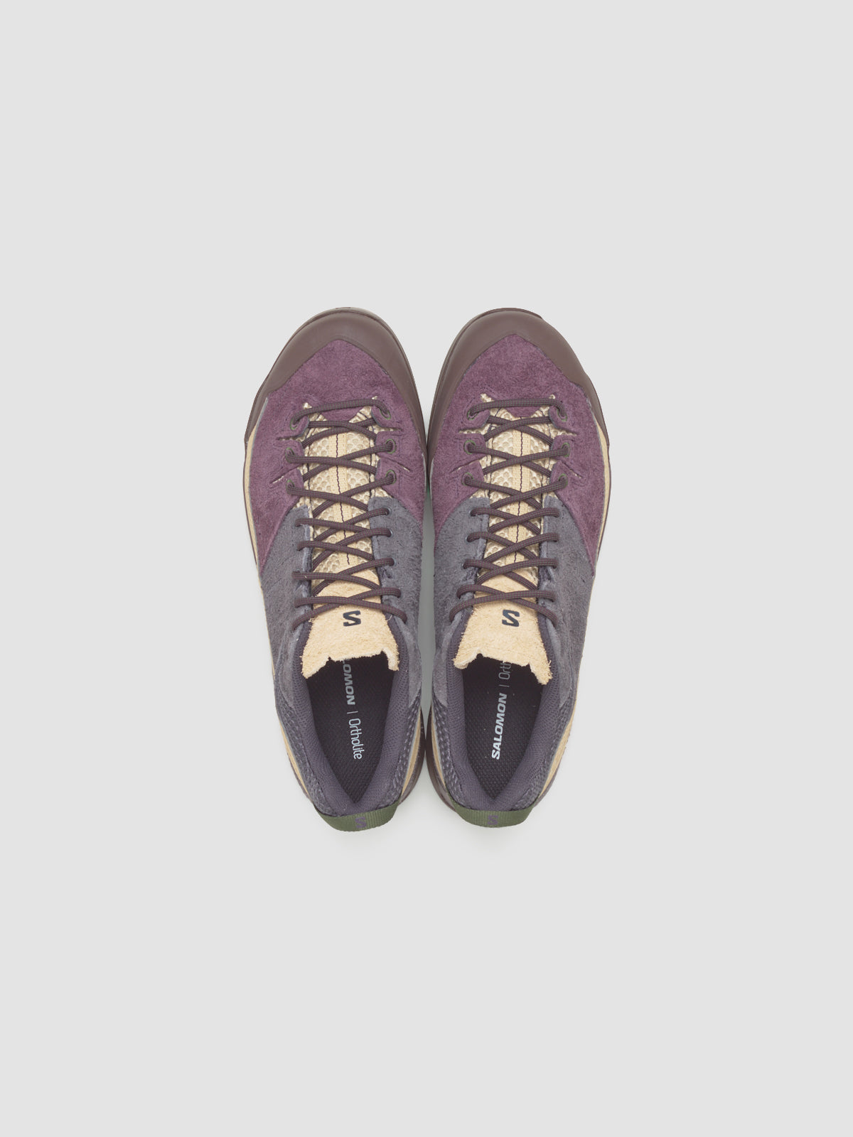 X-ALP SUEDE Sneaker in Plum & Nine Iron